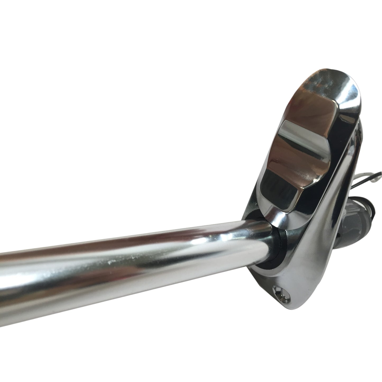 Pactrade Marine Boat Navigation All-Round Warm White Stern Light 24", 2-Prong Chrome Base