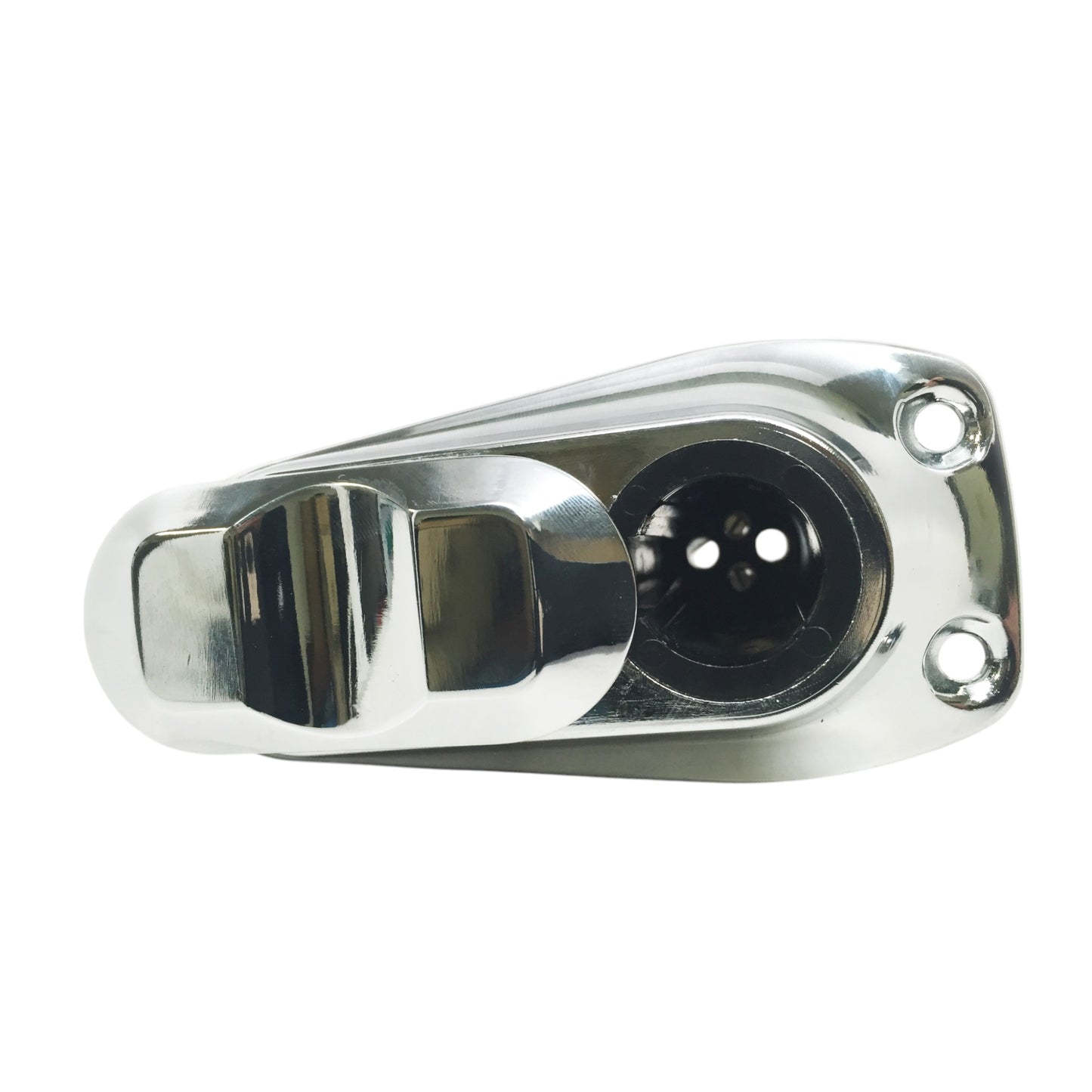 Pactrade Marine Boat Navigation All-Round Warm White Stern Light 24", 2-Prong Chrome Base