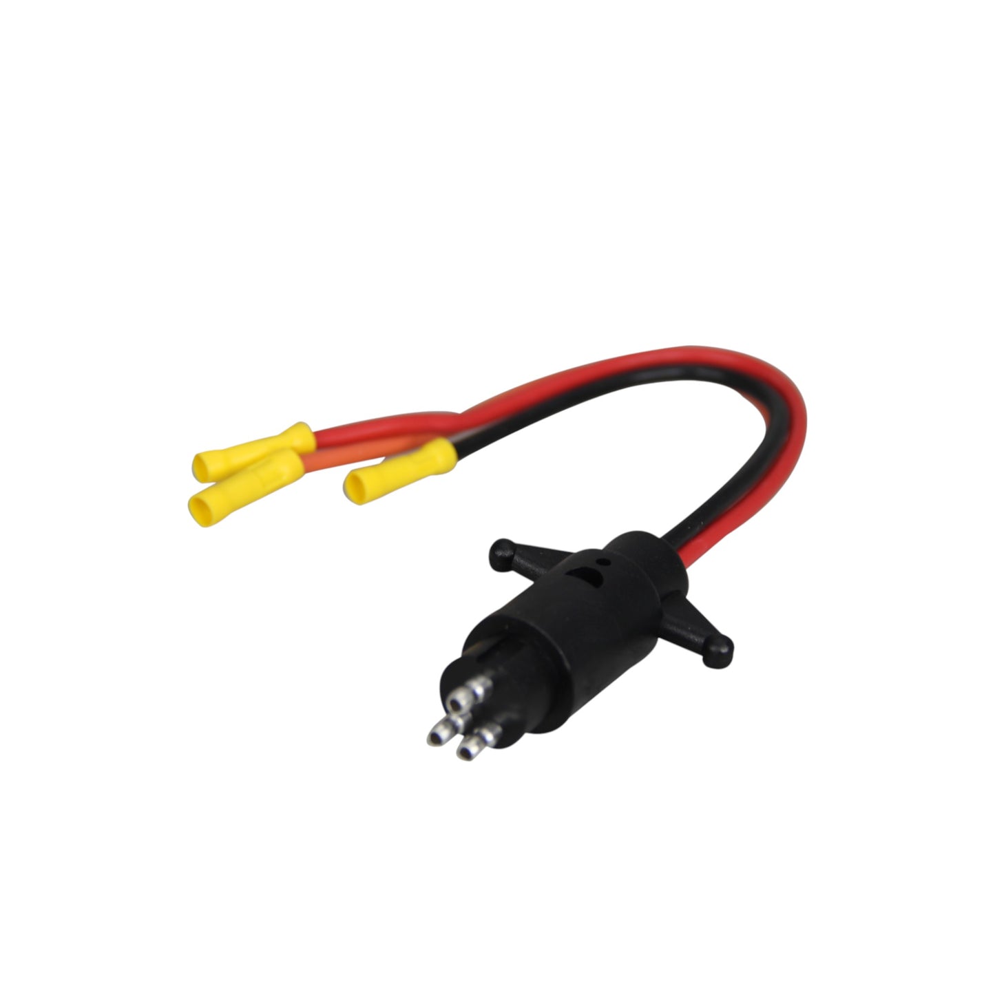 Pactrade Marine Boat Trolling Motor Male Plug Connector 3-Wire 10 Gauge 12-24V