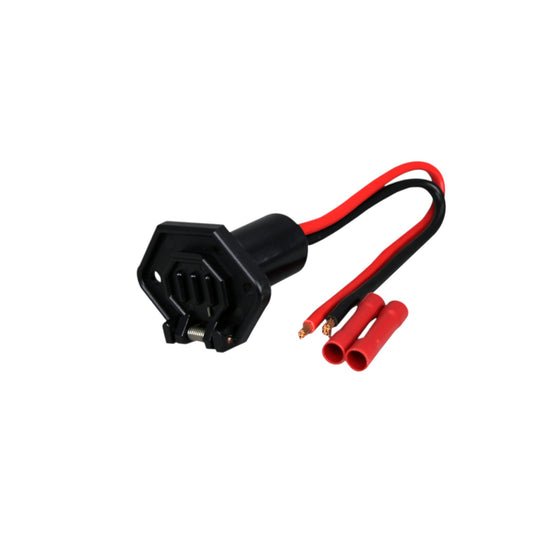 Pactrade Marine Boat Trolling Motor Male Connector 2-Wire 8 Gauge 12V Boat Side