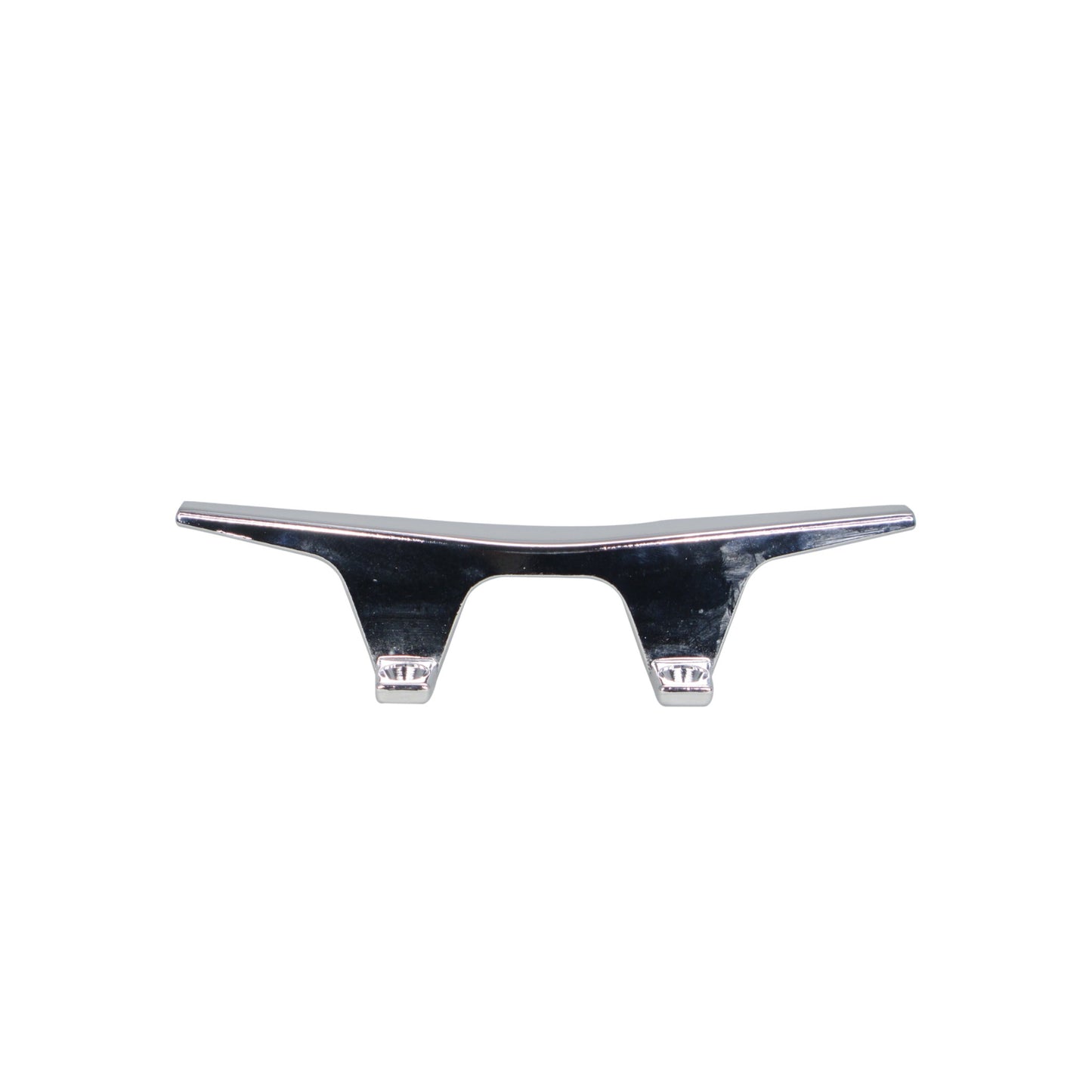 Pactrade Marine Boat Chrome Plated Flat Top Hollow Base Zamak 6'' Cleat for Docking