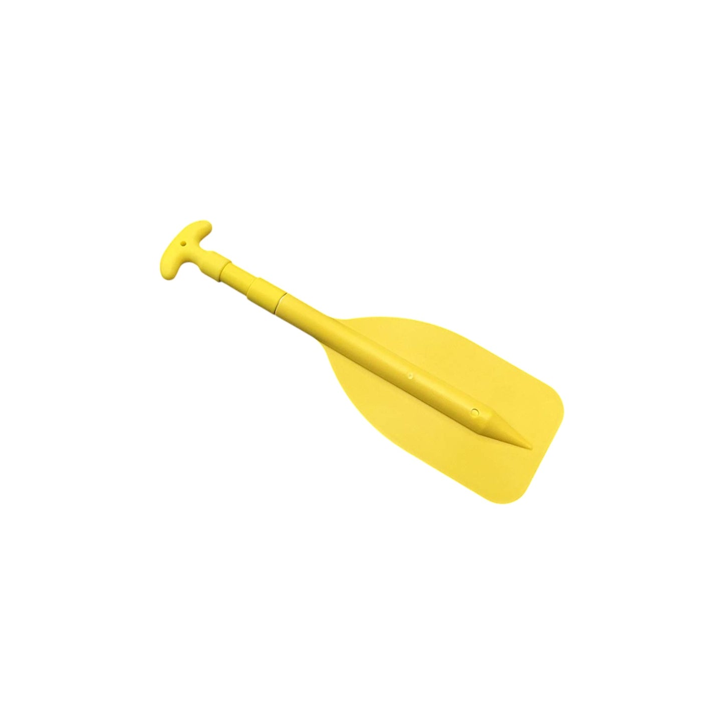 Pactrade Marine Boat Kayak Canoe Rafting Jet Ski Tube Yellow Plastic Telescopic Aluminum Mini Oar Paddle Extended from 20'' to 41.3" Boat Accessories for Kids and Adults