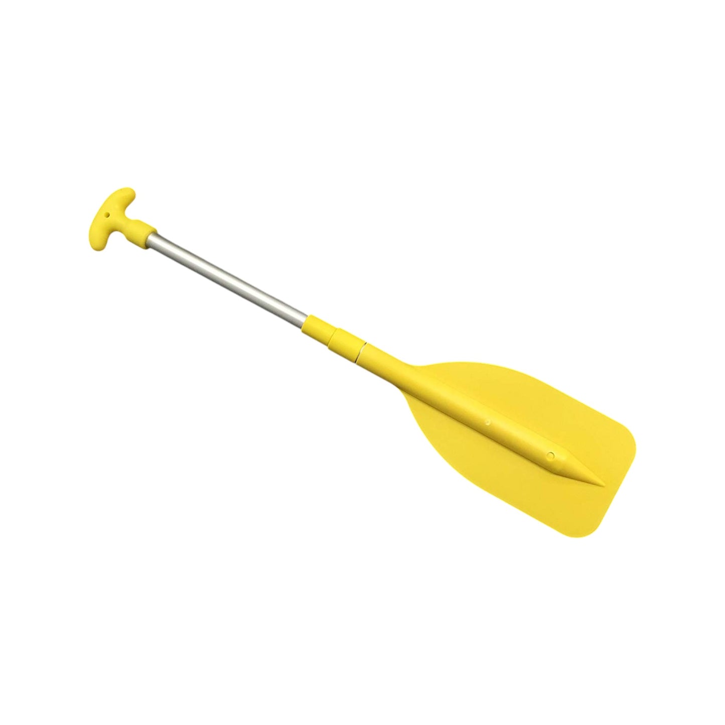 Pactrade Marine Boat Kayak Canoe Rafting Jet Ski Tube Yellow Plastic Telescopic Aluminum Mini Oar Paddle Extended from 20'' to 41.3" Boat Accessories for Kids and Adults