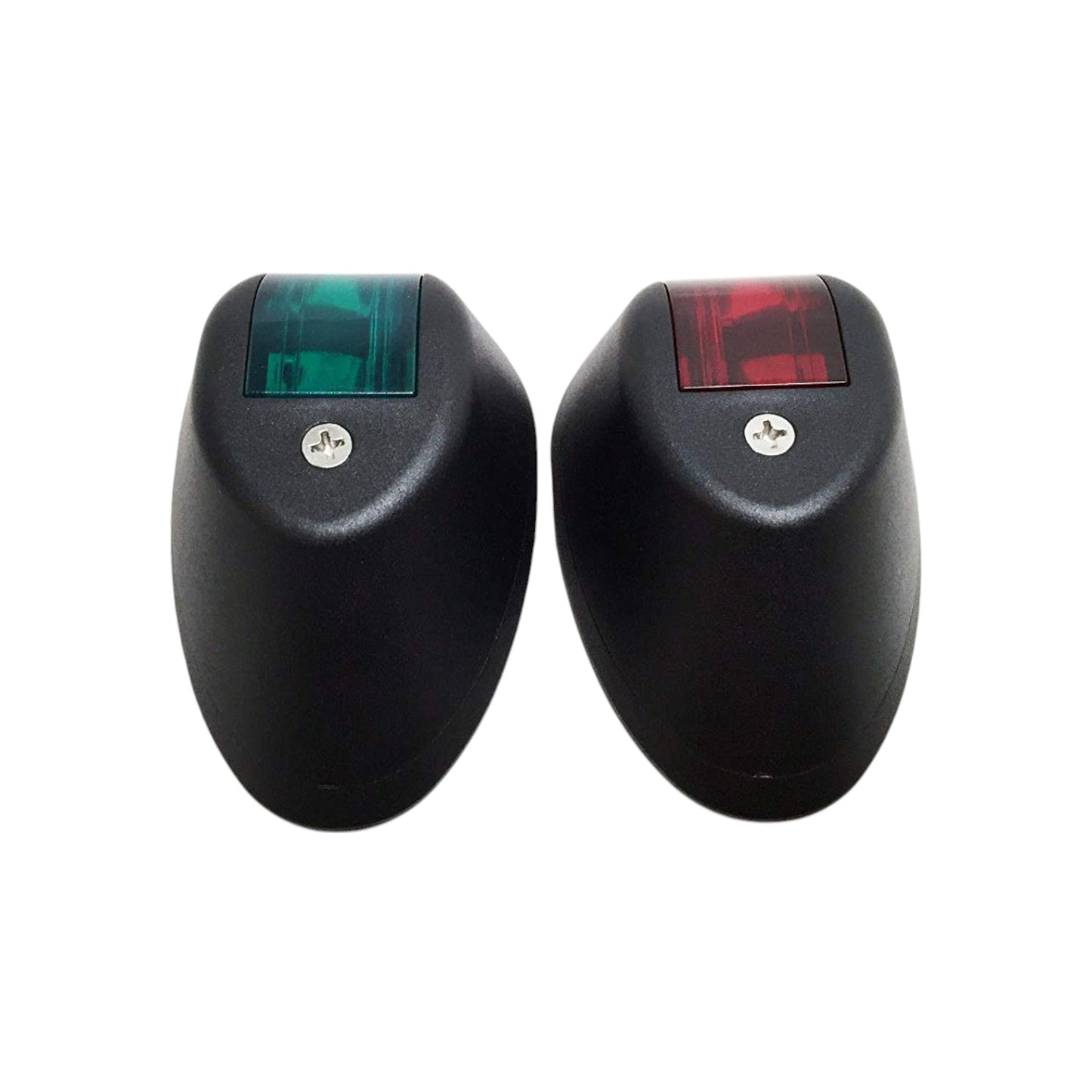 Pactrade Marine Boat Pair Of Green Red Navigation Side Light Black Nylon Housing 12V 10W