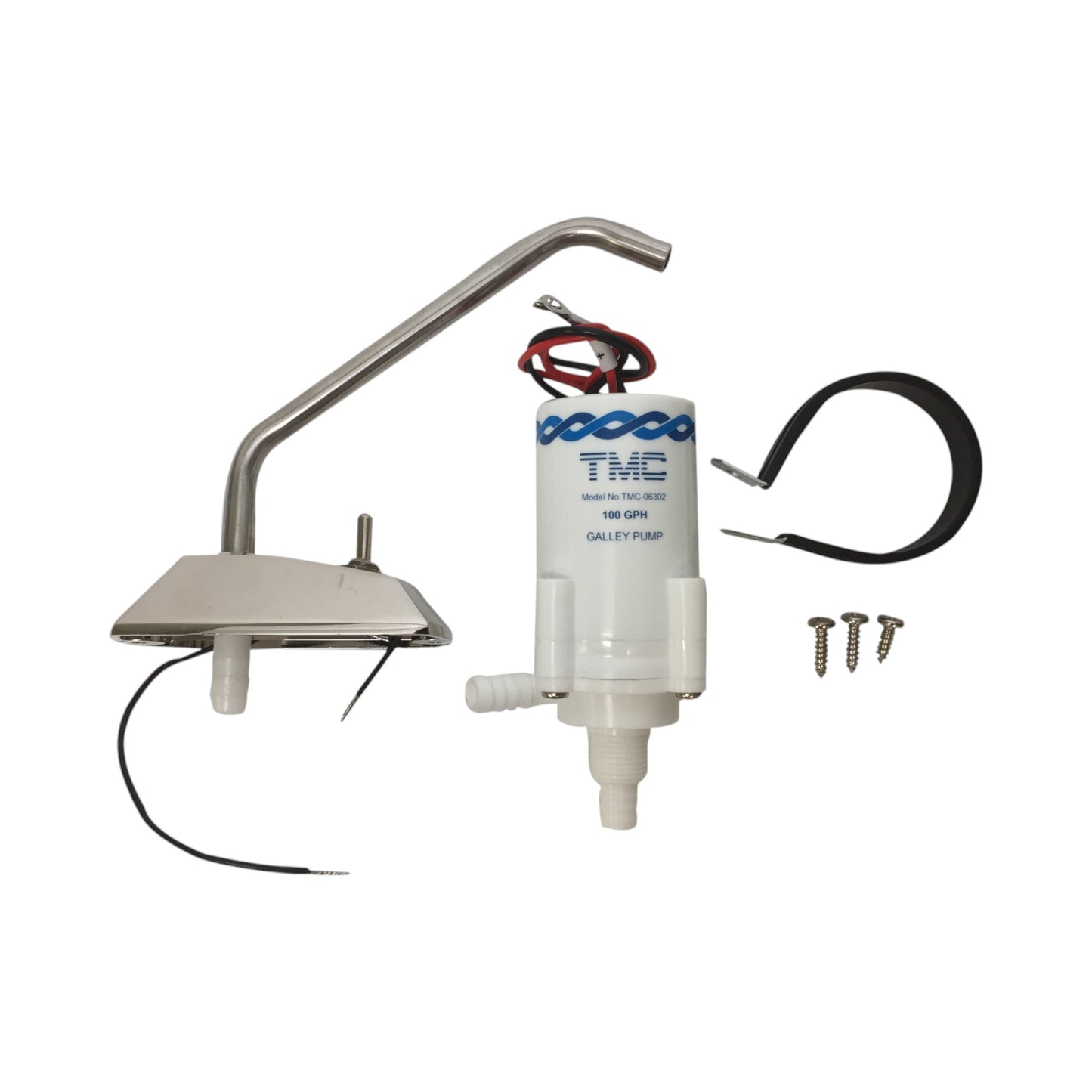 Pactrade Marine TMC Electric Galley Pump Set 12V 100GPH For Boat Caravan RV
