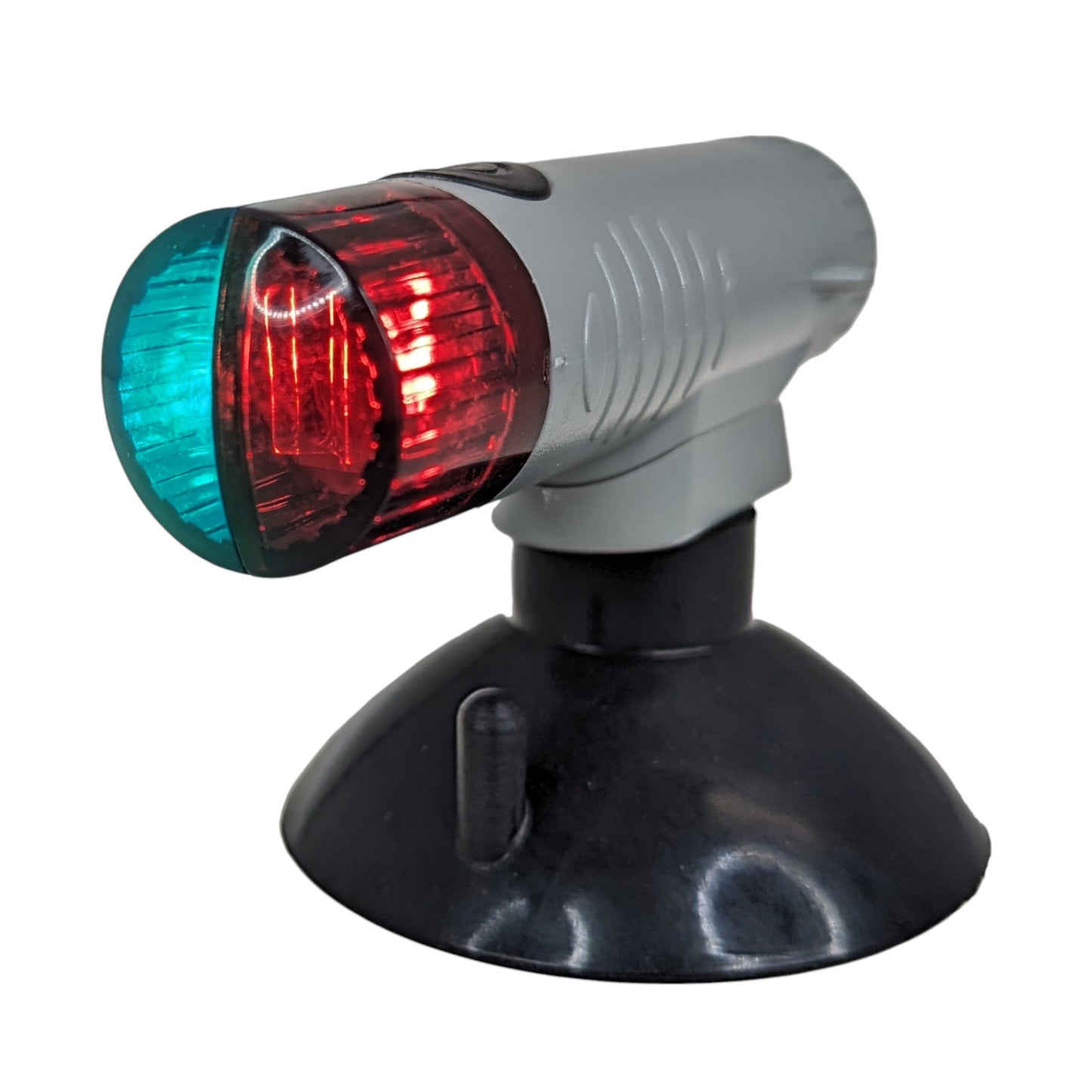 Pactrade Marine Portable Navigation Light, Bi-color Red/Green Bow Light Battery-Powered LED for Kayak Pontoon Small Boat (Quick Release Heavy-Duty Suction Cup Mount)