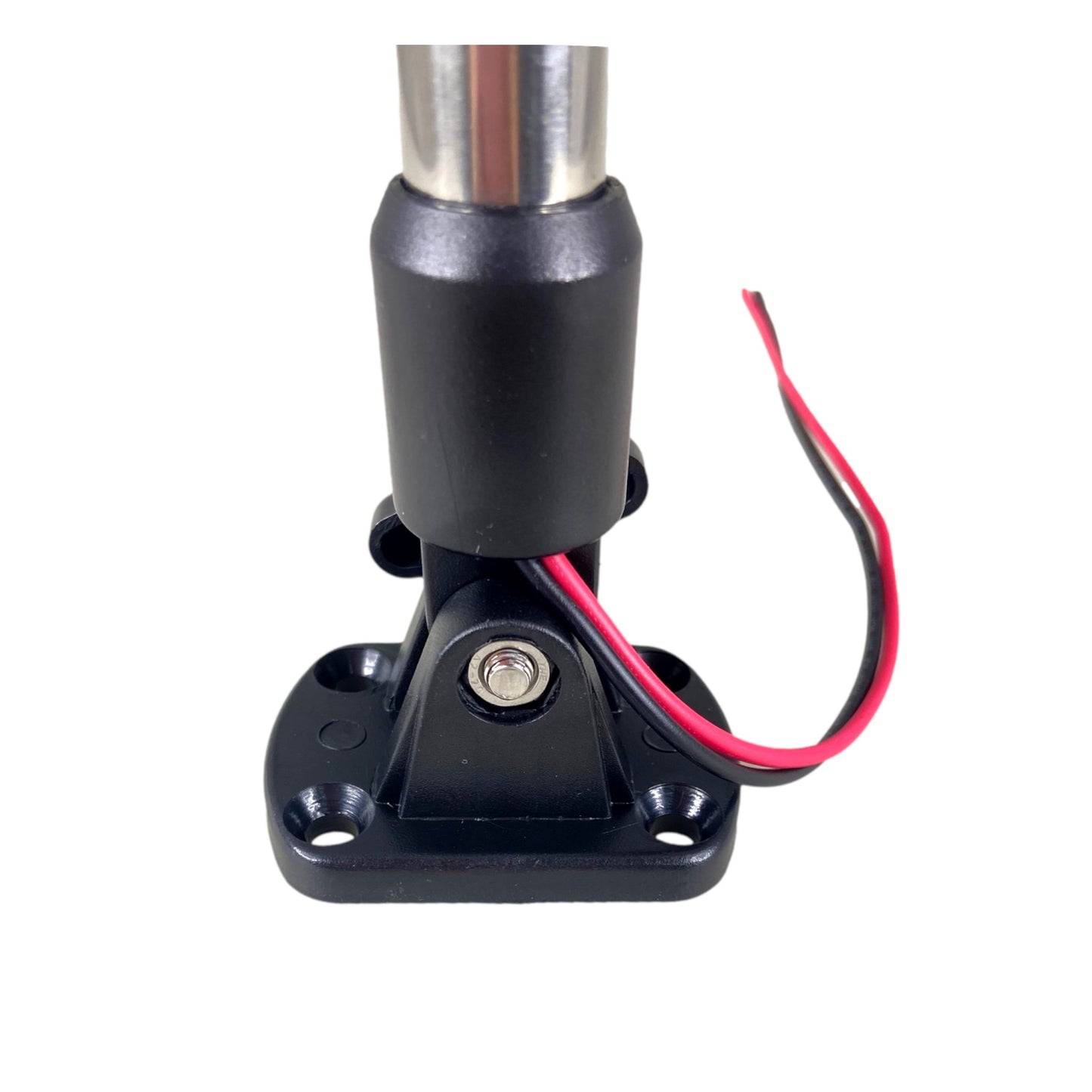 Pactrade Marine Boat Foldable All Round Anchor Light Stainless Steel Pole Warm White