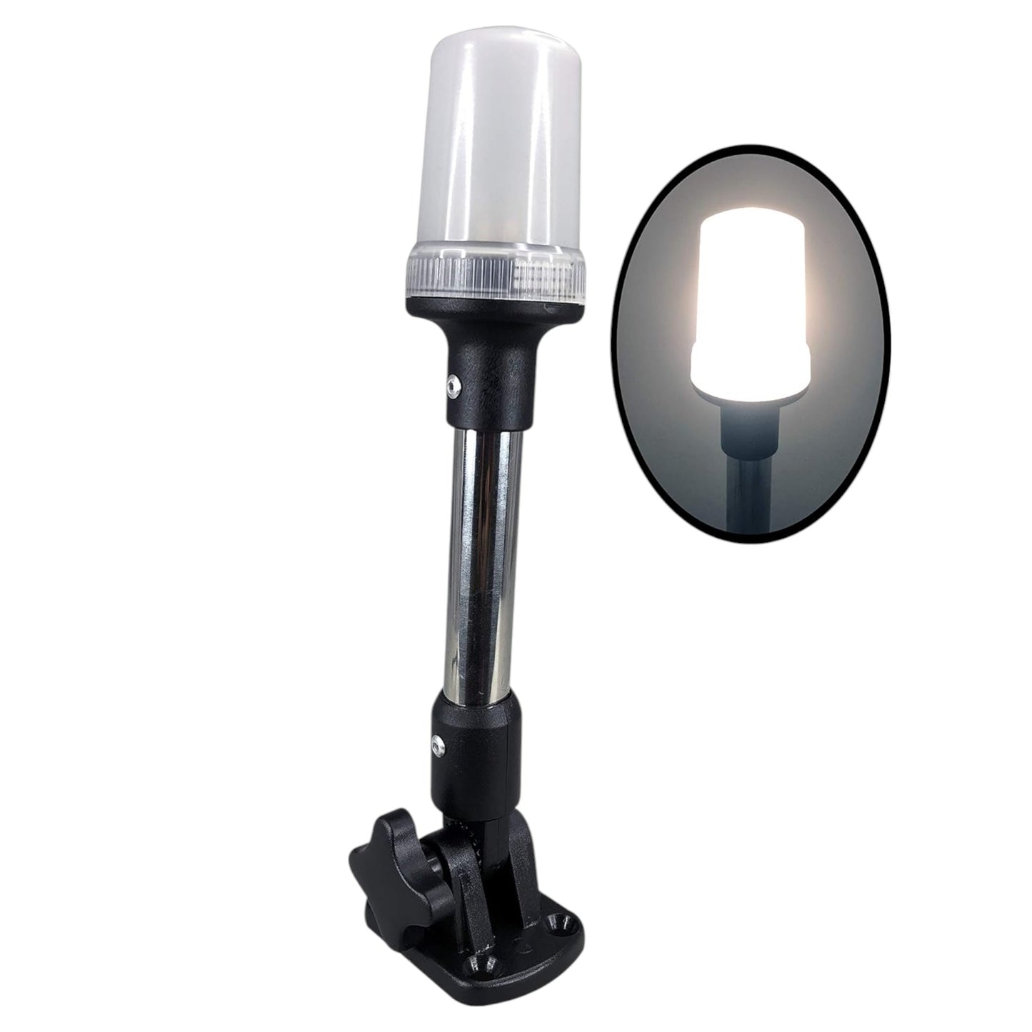 Pactrade Marine Pontoon Boat Fold Down Anchor Stern Navigation Light 10 3/4"