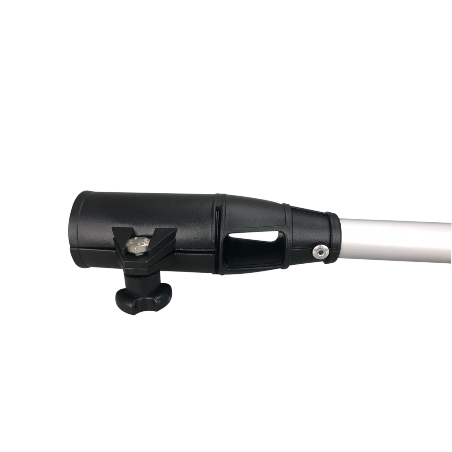 Pactrade Marine Boat Tiller Handle Extension Ergonomic Grip Anodized Aluminum Tubing Suitable for Outboard and Hand-Operated Universal Trolling Motor (Fixed Length 17.5")
