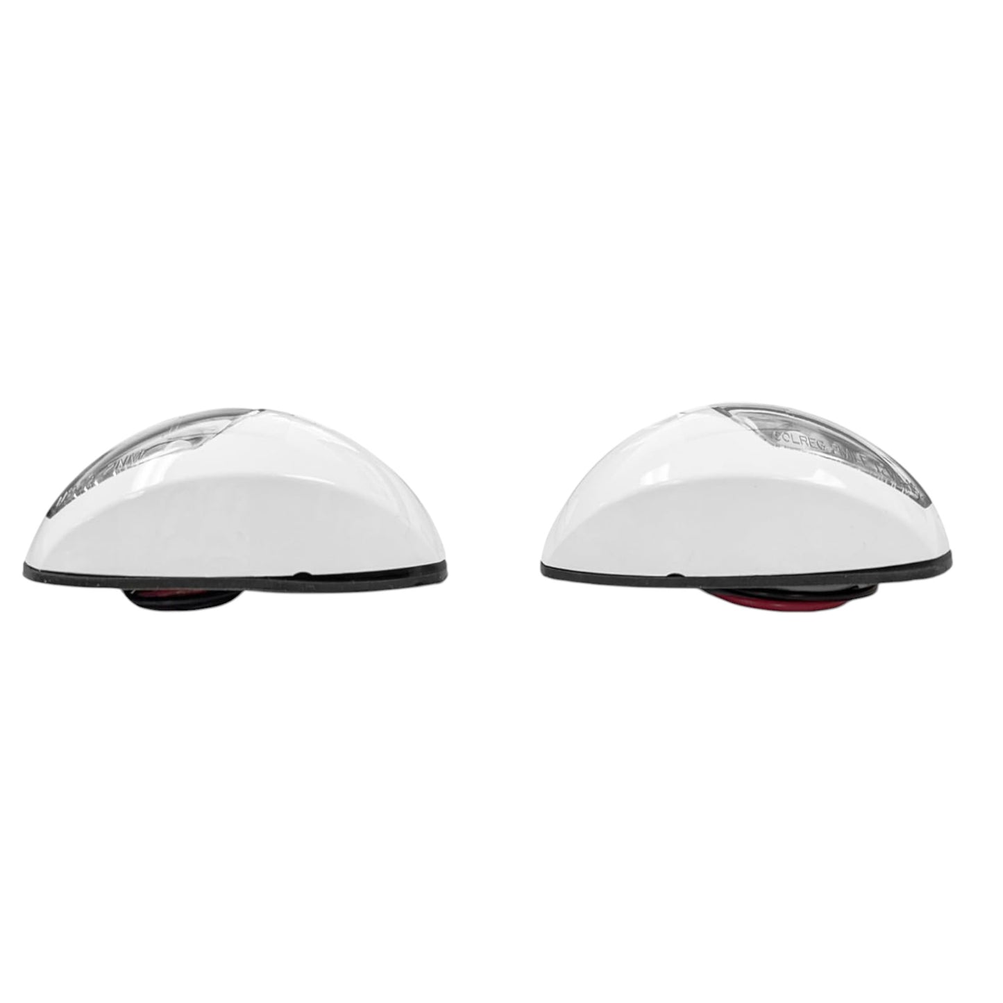 Pactrade Marine Boat White Cover Green Starboard Red Port LED Navigation Light Side Mount