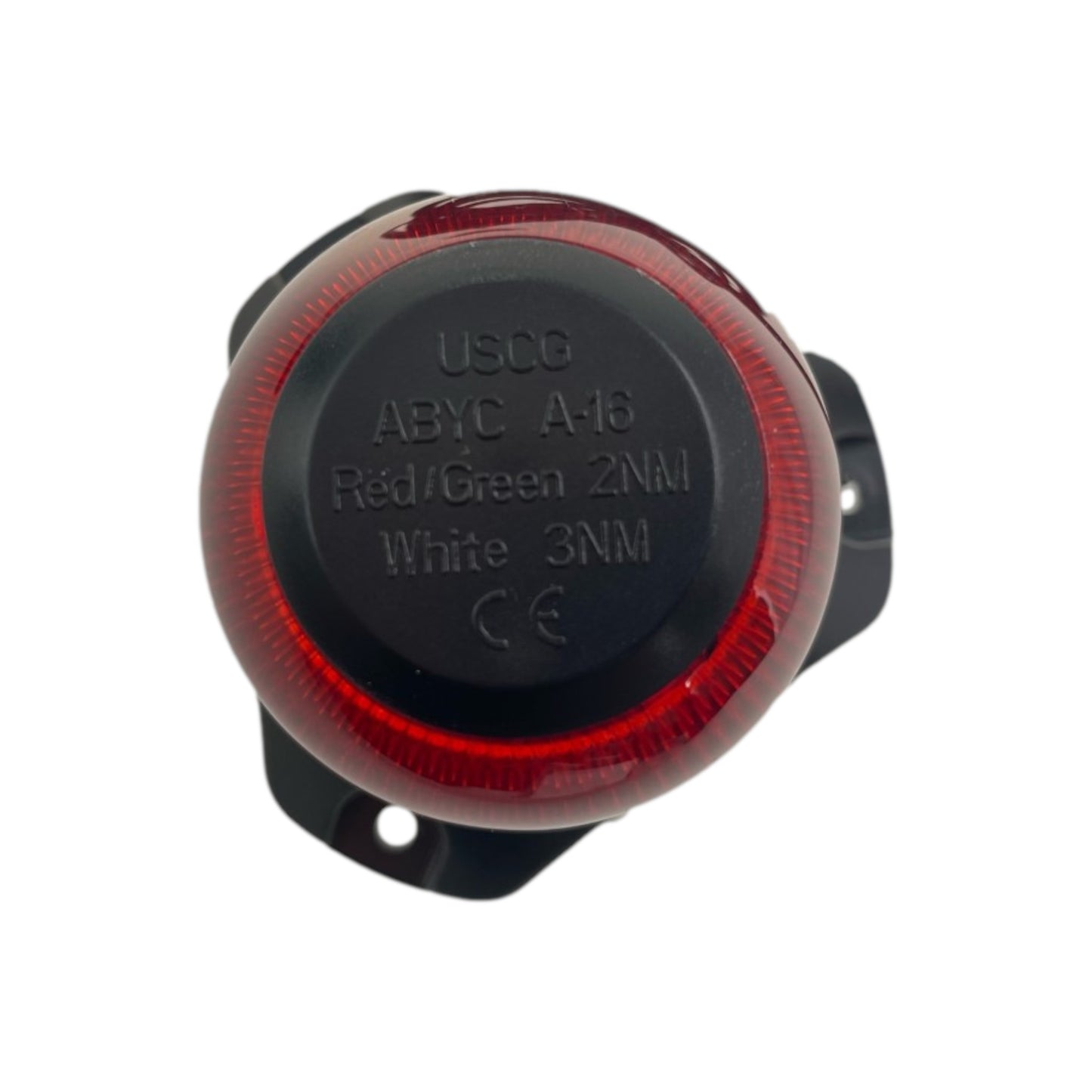 Pactrade Marine Boat LED All Round Navigation Light Clear Lens PA Housing 8-30VDC/3W 2NM IP67 RoHS CE Certified (Red)