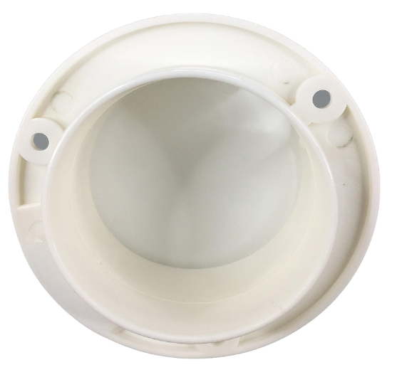 Pactrade Marine Boat White Plastic Anchor Hinge Lid Rope Deck Pipe