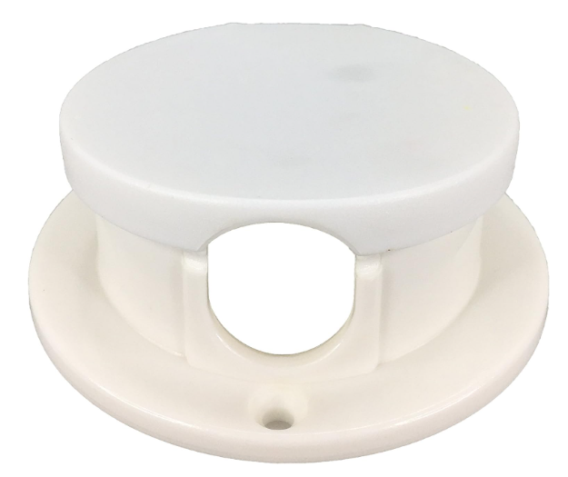 Pactrade Marine Boat White Plastic Anchor Hinge Lid Rope Deck Pipe
