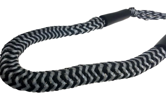 Pactrade Marine Bungee 2 Pieces Dock Line Mooring Rope 3ft EVA Foam Floats (Black & White)