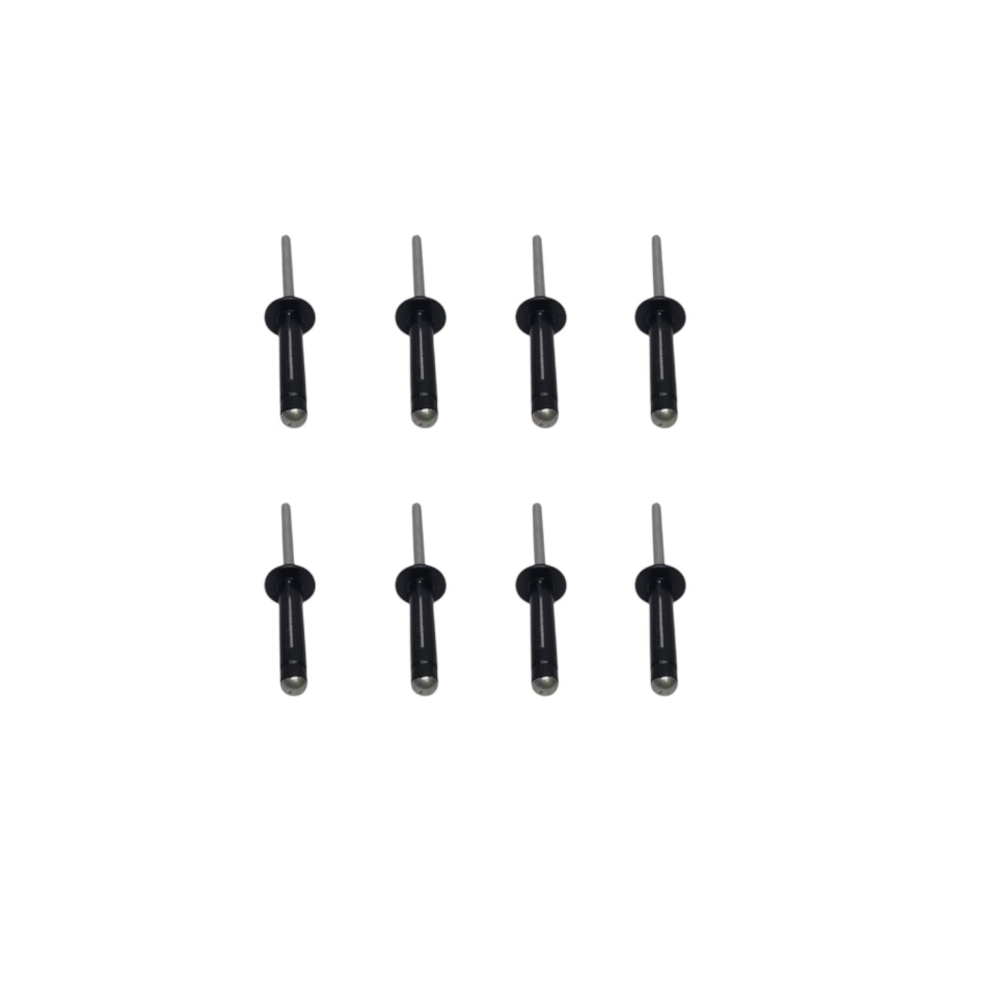 Pactrade Marine 8 PC Black Aluminum Tri Grip Rivets for Kayaks, Canoes or Boats