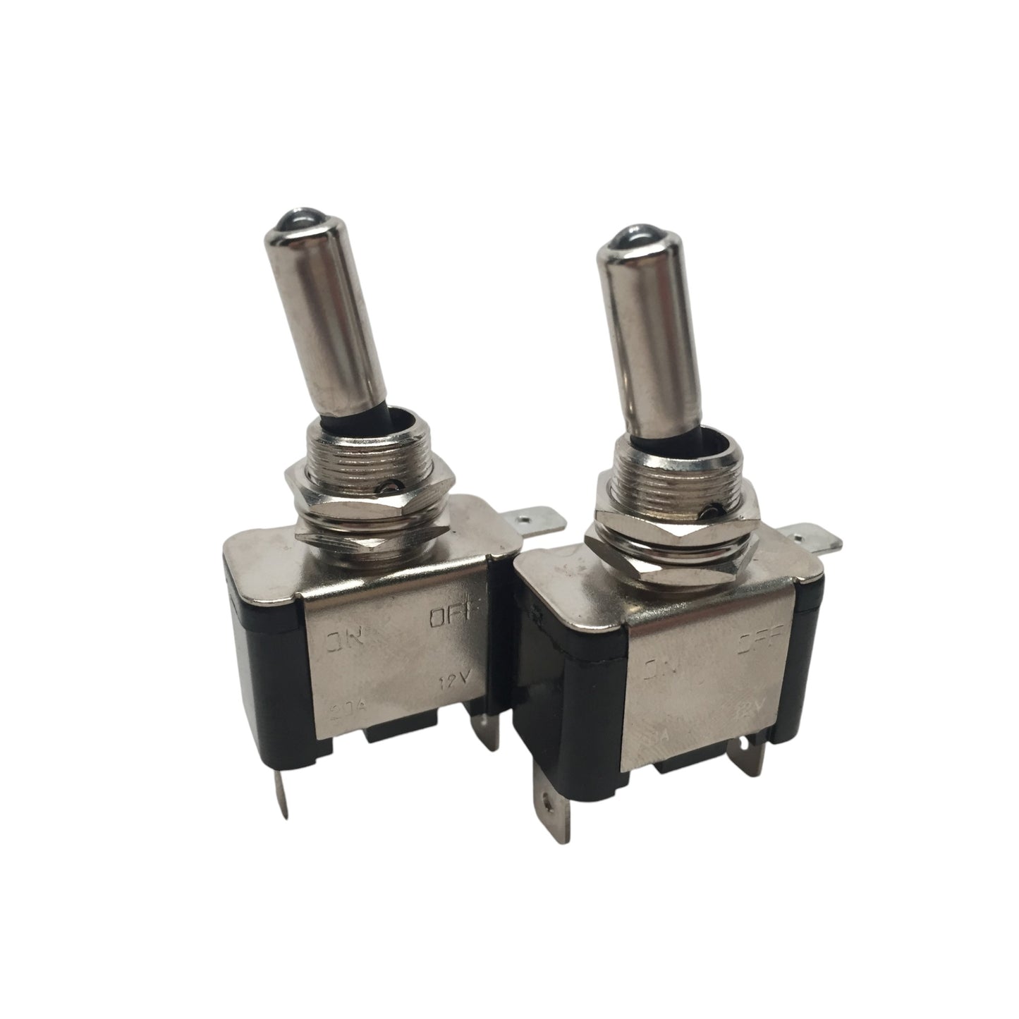 2 PCS Pactrade Marine Boat Automobile Car 12V 20A Blue Dot LED Toggle Switch SPST ON/OFF