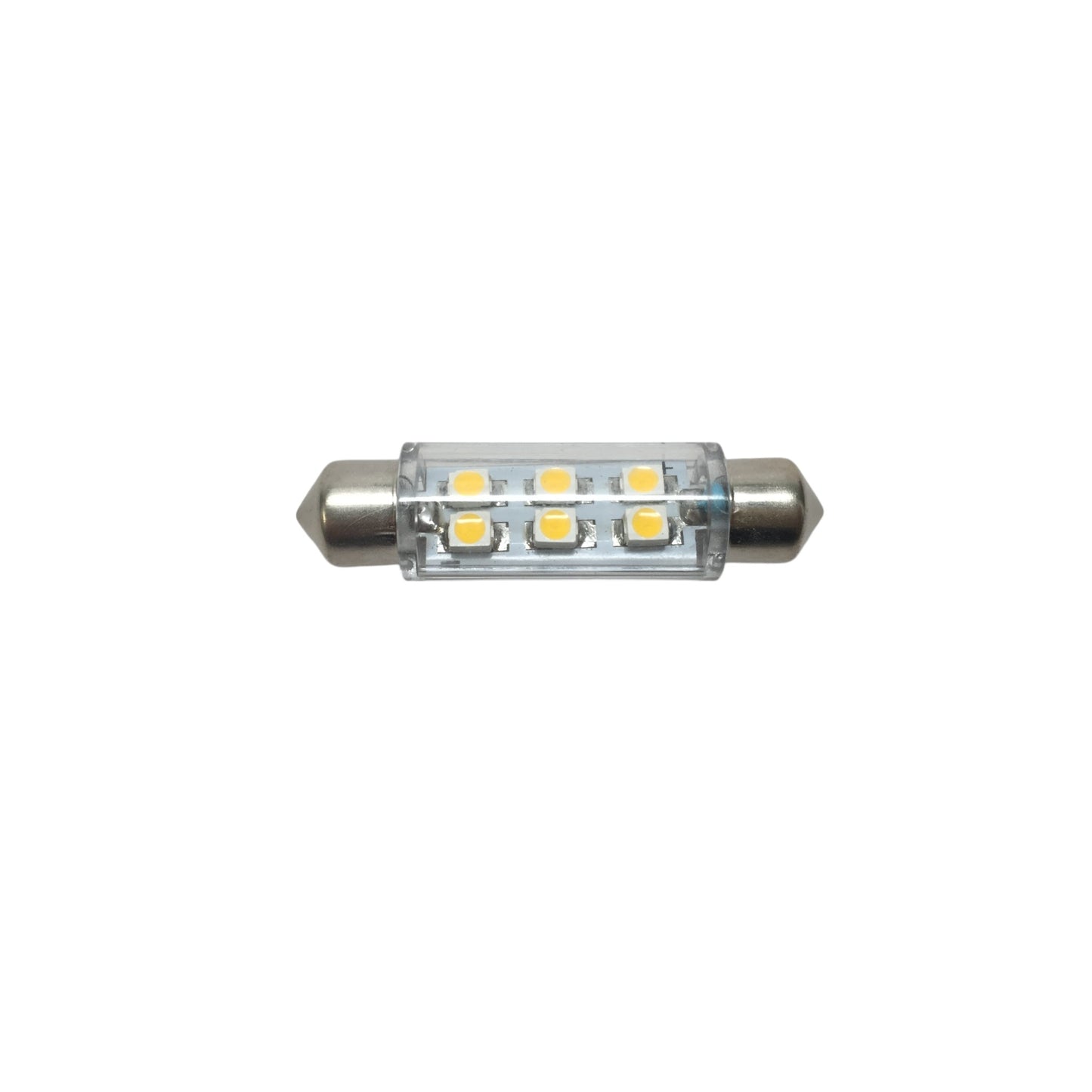 10 PCS Pactrade Marine RV Auto Boat Trailer Bus LED Bulb Festoon Warm White Light 0.5W