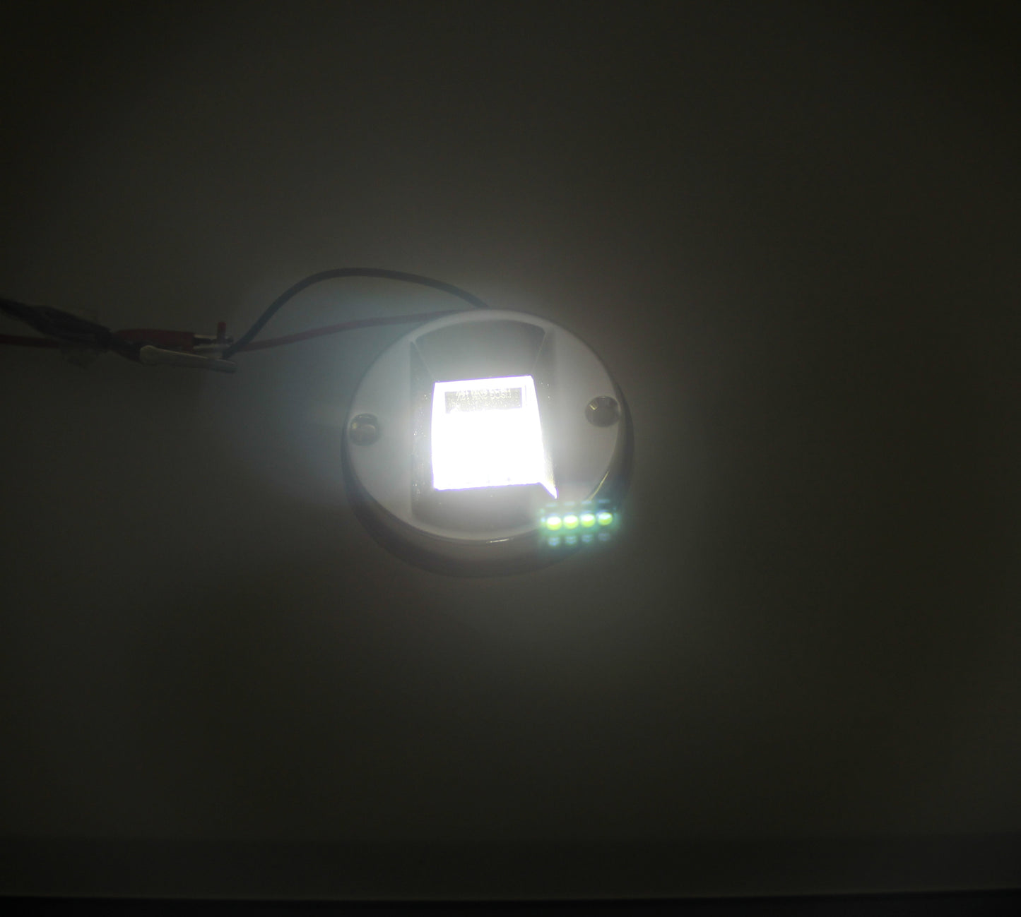 Pactrade Marine Boat S.S LED Stern Transom Round Navigation Light USCG 2NM ABYC A16 12v for 65.6'