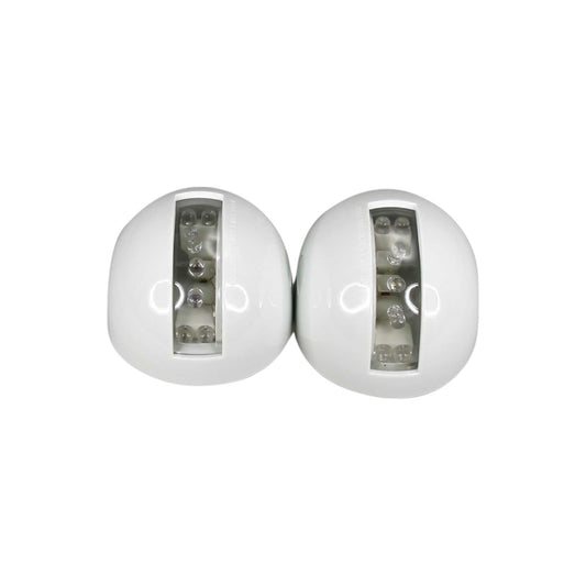 Pactrade Marine Boat Combo Side LED Bi-Color Pair Red & Green Navigation Light USCG 2 NM ABYC A16 Approval 12V White