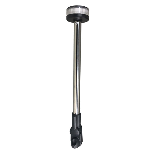 Pactrade Marine Fold Down Pontoon Boat LED 14 1/4" H (360.6mm) All-Round Anchor Light White