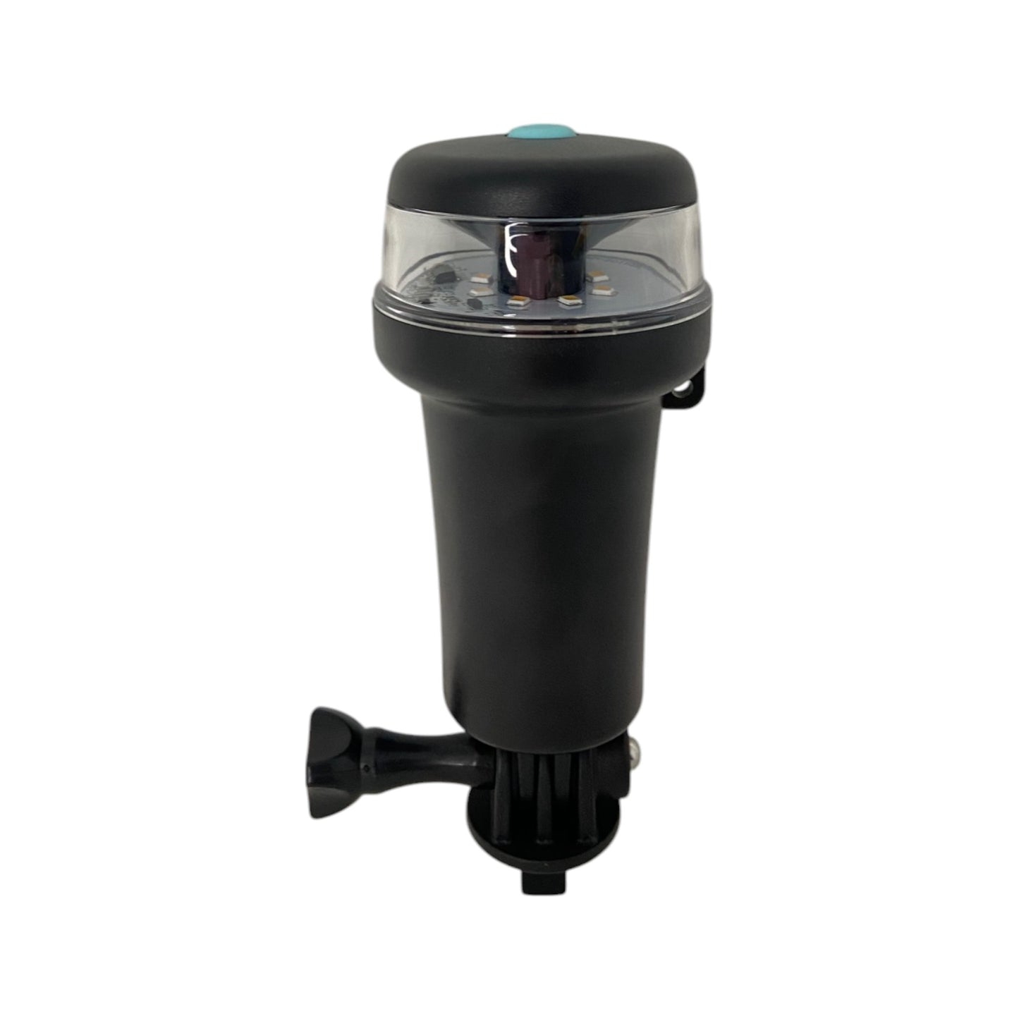 Pactrade Marine Black Housing Navigation Light Multiple Adapters Adjustable LED AA Battery Operated (White with Adapters)