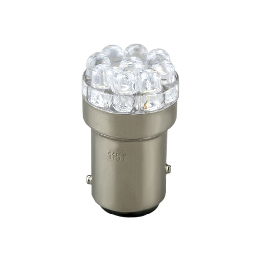 Pactrade Marine LED Bulb B15D Type Double Contact Parallel Level Pins Replacement Cool WH