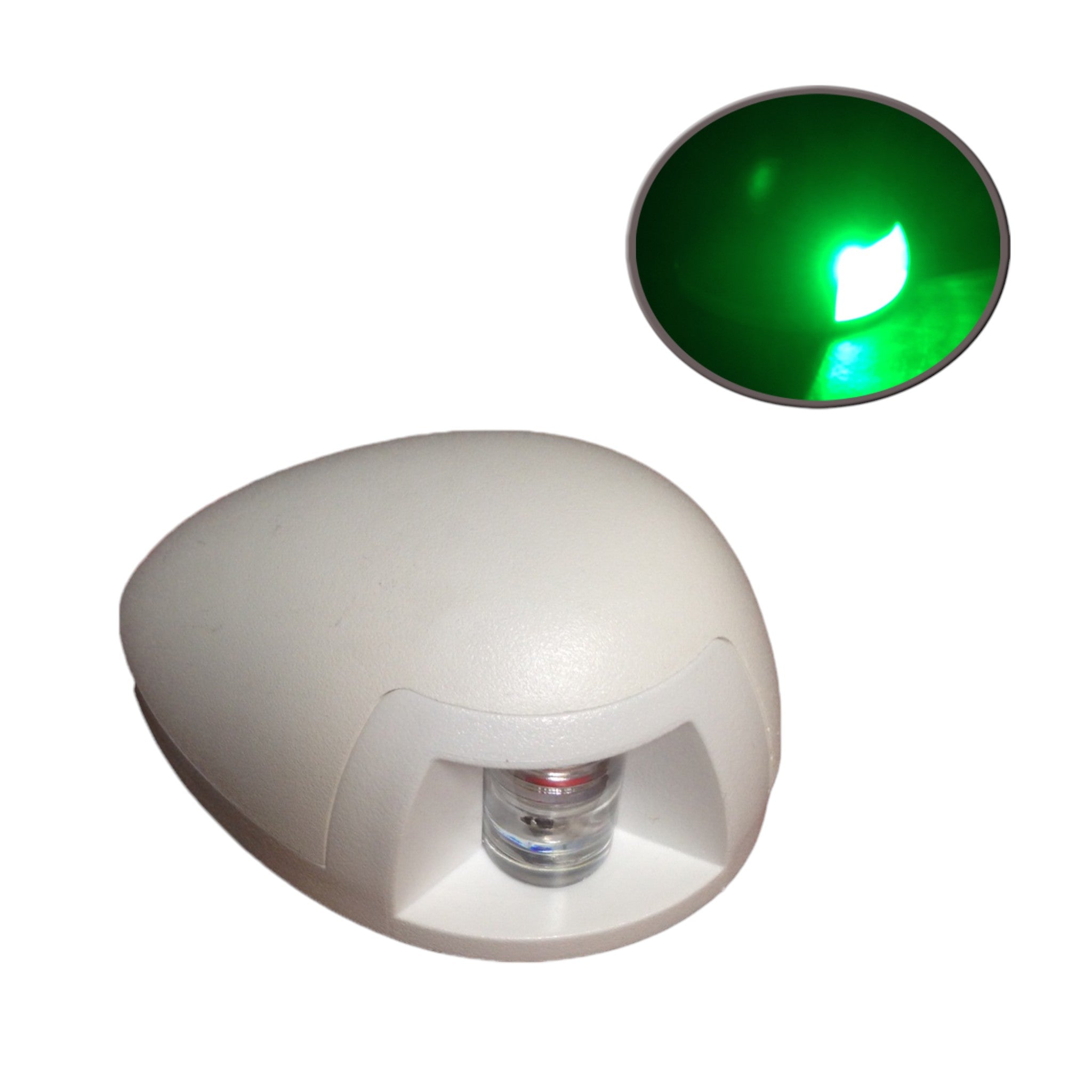 Pactrade Marine Boat Green Starboard LED Navigation Light Horizontal M