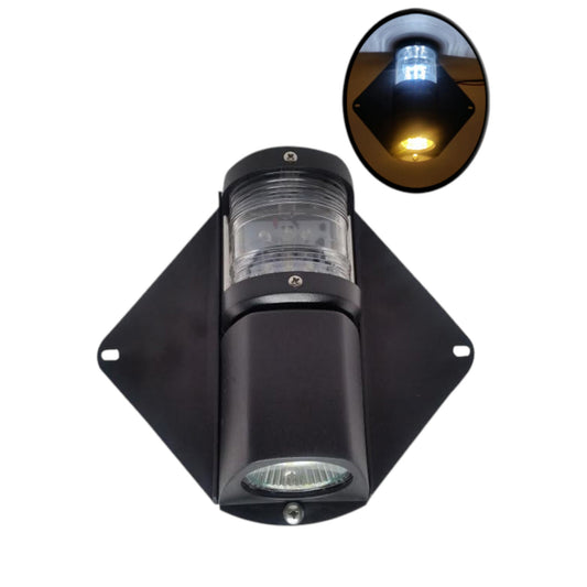 Pactrade Marine Waterproof LED Combo Masthead Deck Light For Boats Up To 12M