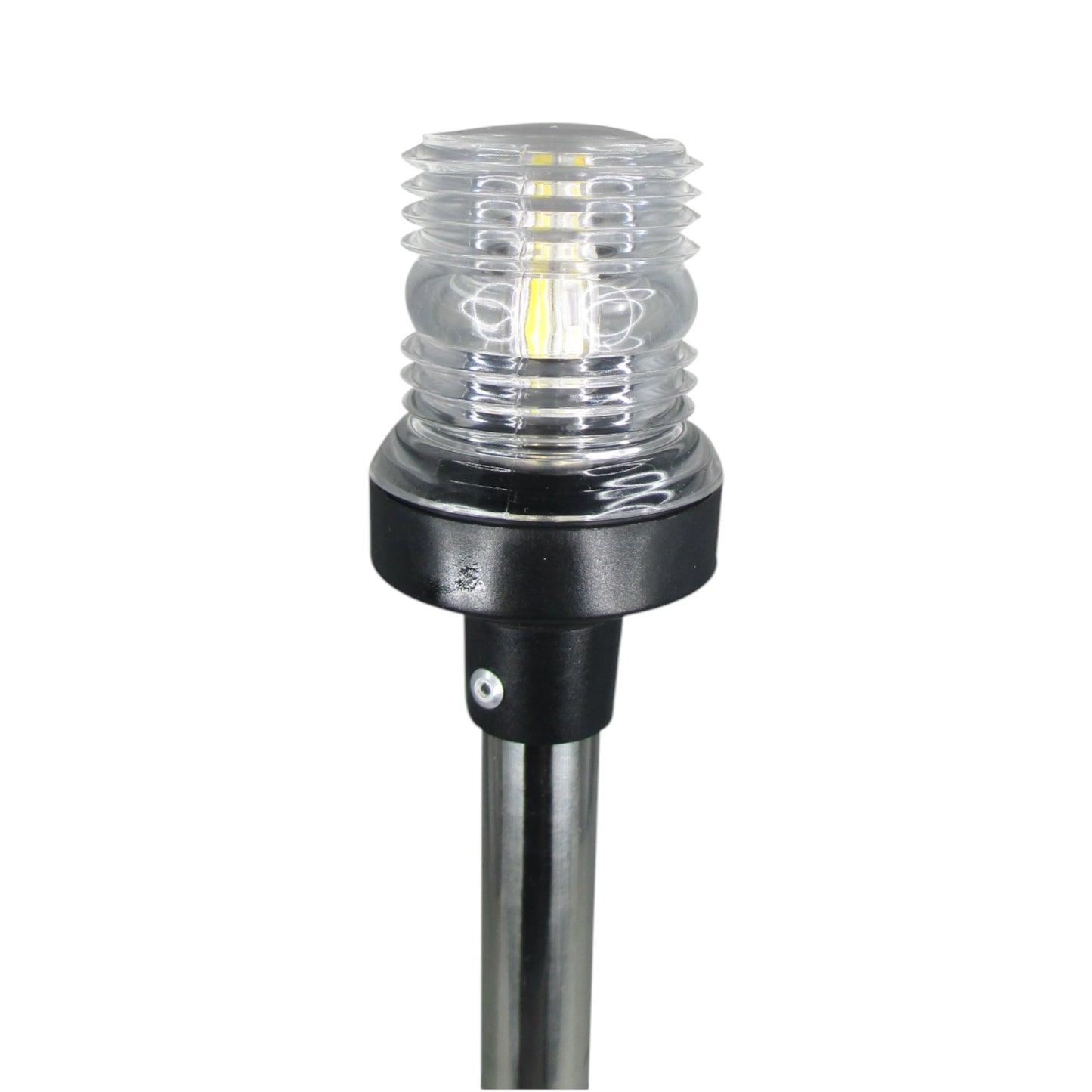Pactrade Marine Boat Pontoon All Round Anchor LED Navigation Light SS Pole Fold Down DC 10-24V 16''H USCG 2NM A16 Certified