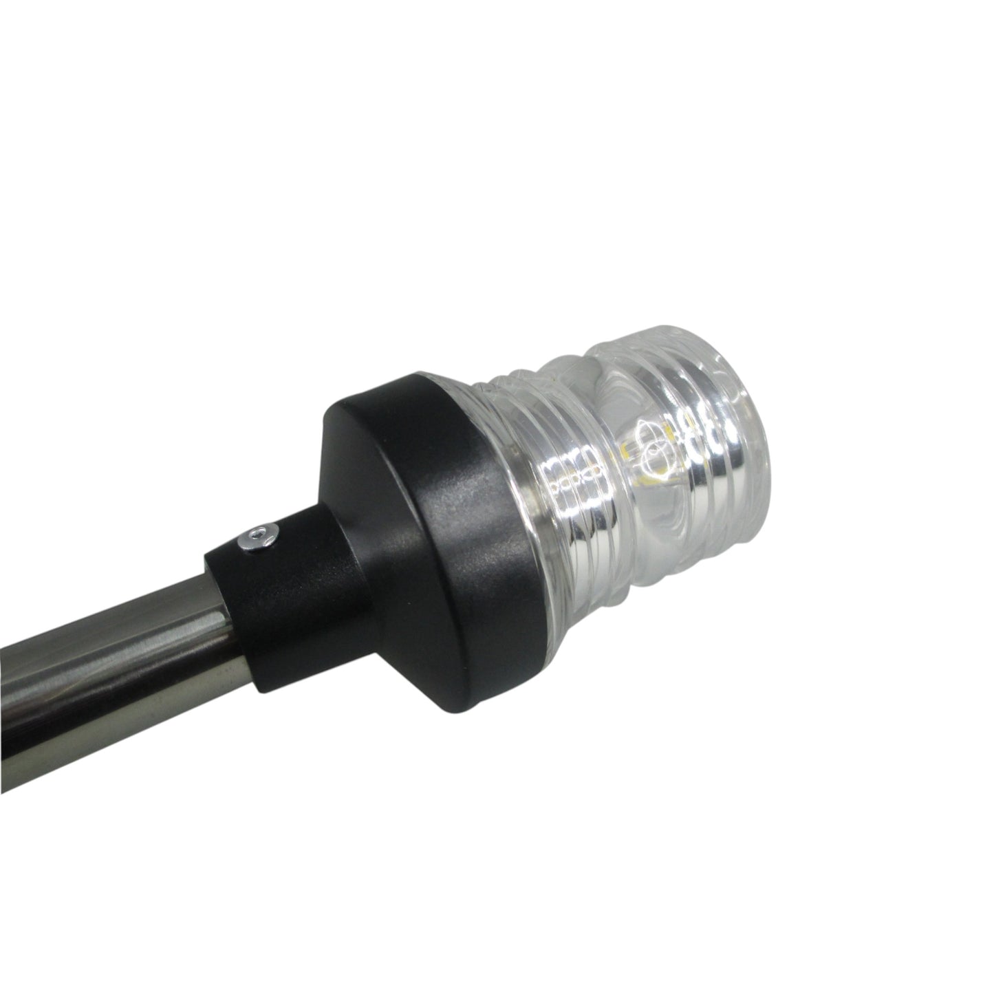 Pactrade Marine Boat LED All Round Anchor Fixed Base Navigation Light SS Pole 12-24V 12-1/2''H USCG 2NM A16 Certified