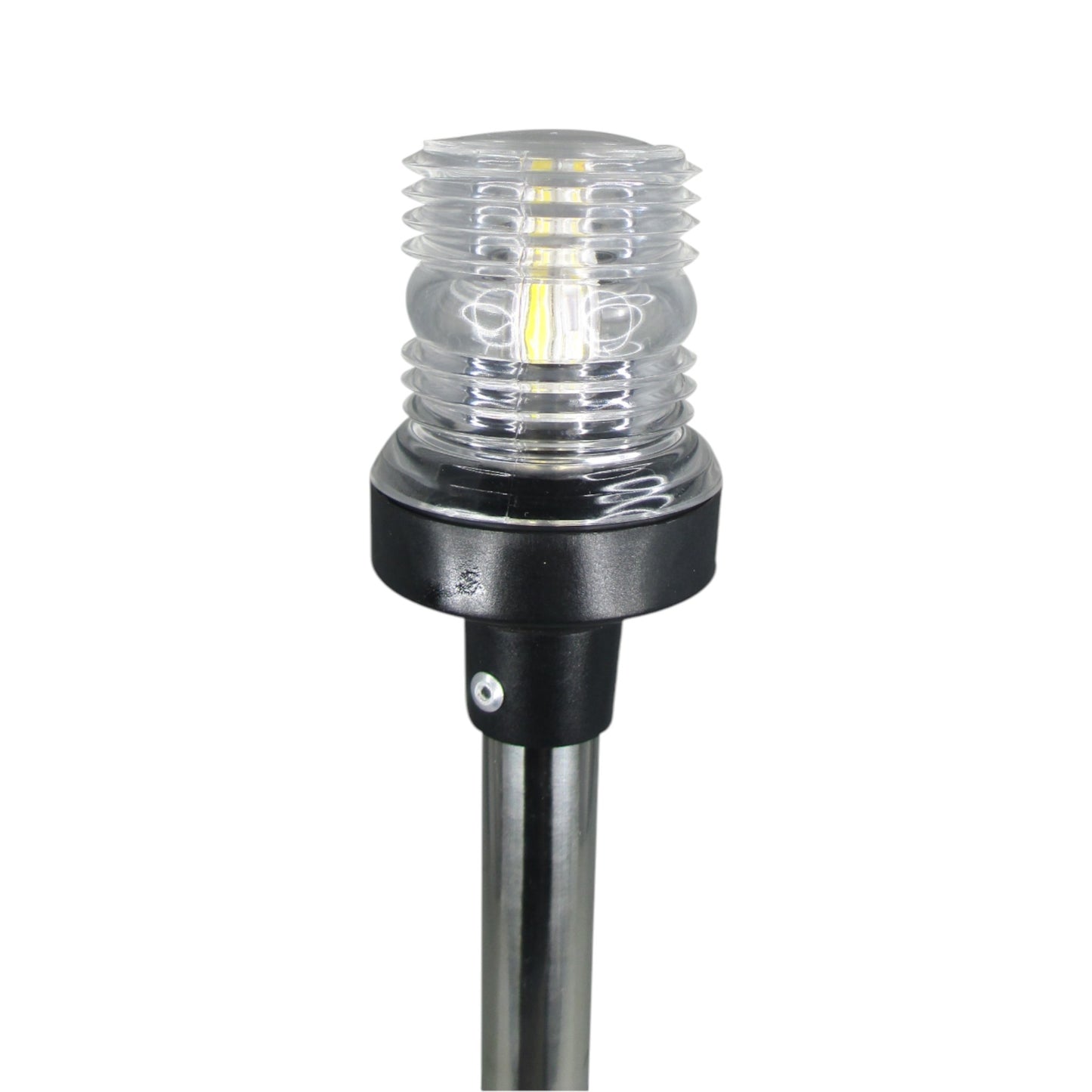 Pactrade Marine Boat LED All Round Anchor Fixed Base Navigation Light SS Pole 12-24V 12-1/2''H USCG 2NM A16 Certified