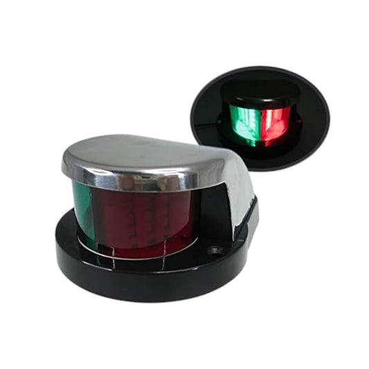 Pactrade Marine Boat LED Navigation Light Red Green SS304 50Lumen DC10-30V 2W IP66 1NM