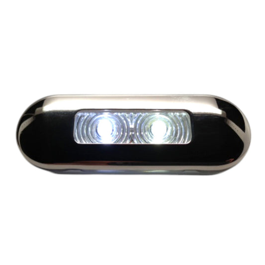 Pactrade Marine Boat LED White Oblong Shape Courtesy Light OEM