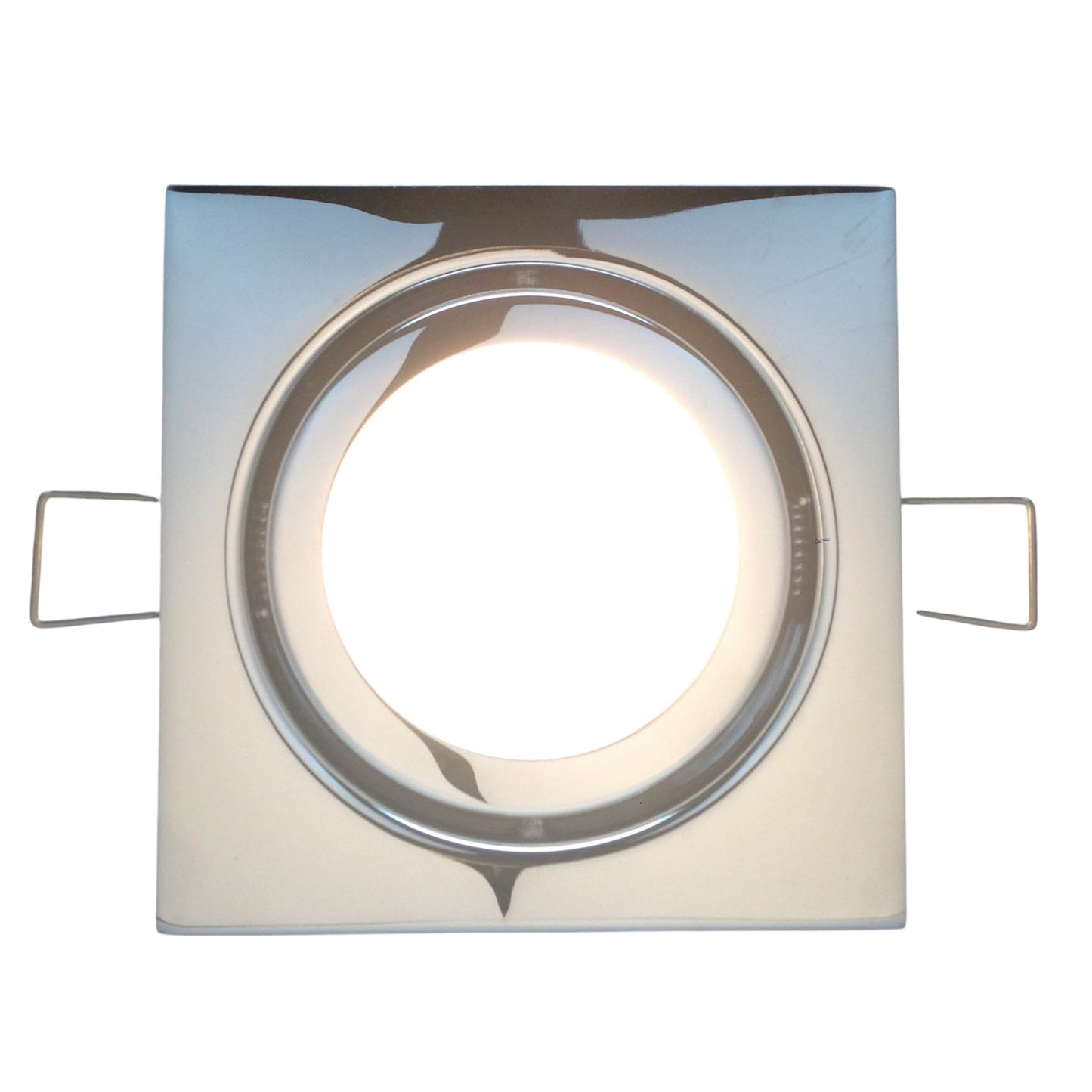 Pactrade Marine Boat Square LED Swivel Ceiling Light Flush Mount Chrome Plated Brass