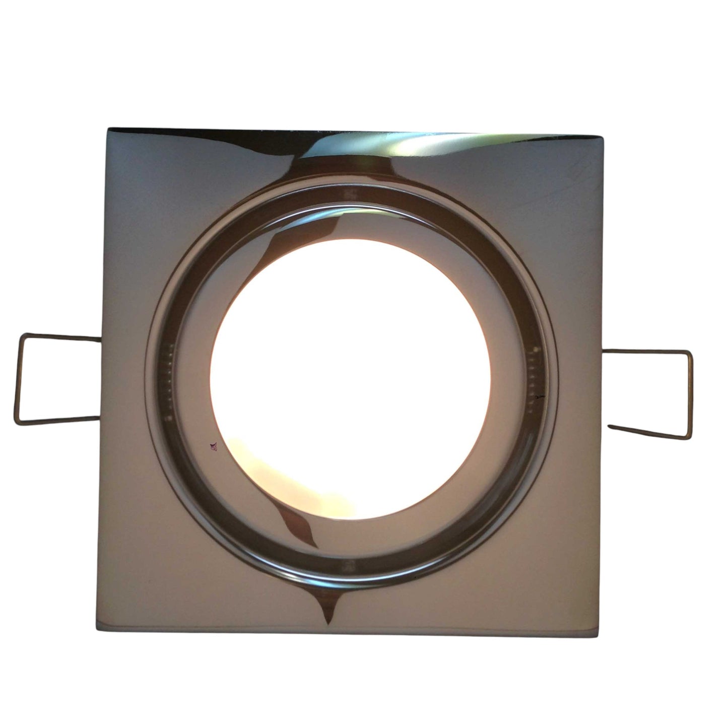 Pactrade Marine Boat Square LED Swivel Ceiling Light Flush Mount Chrome Plated Brass
