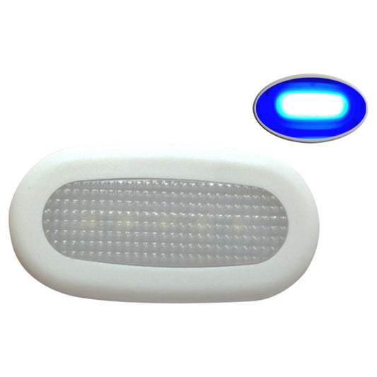 Pactrade Marine Boat LED Surface Mount Blue Color Courtesy Light Splashproof 0.4 Watt