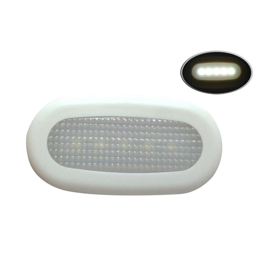 Pactrade Marine RV Trailer Marine Boat LED Surface Mount White Color Light Splashproof Courtesy