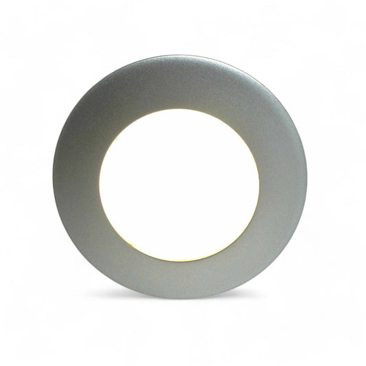Pactrade Marine Boat LED Slim Bright Ceiling Light White RGB 3.4" Diameter