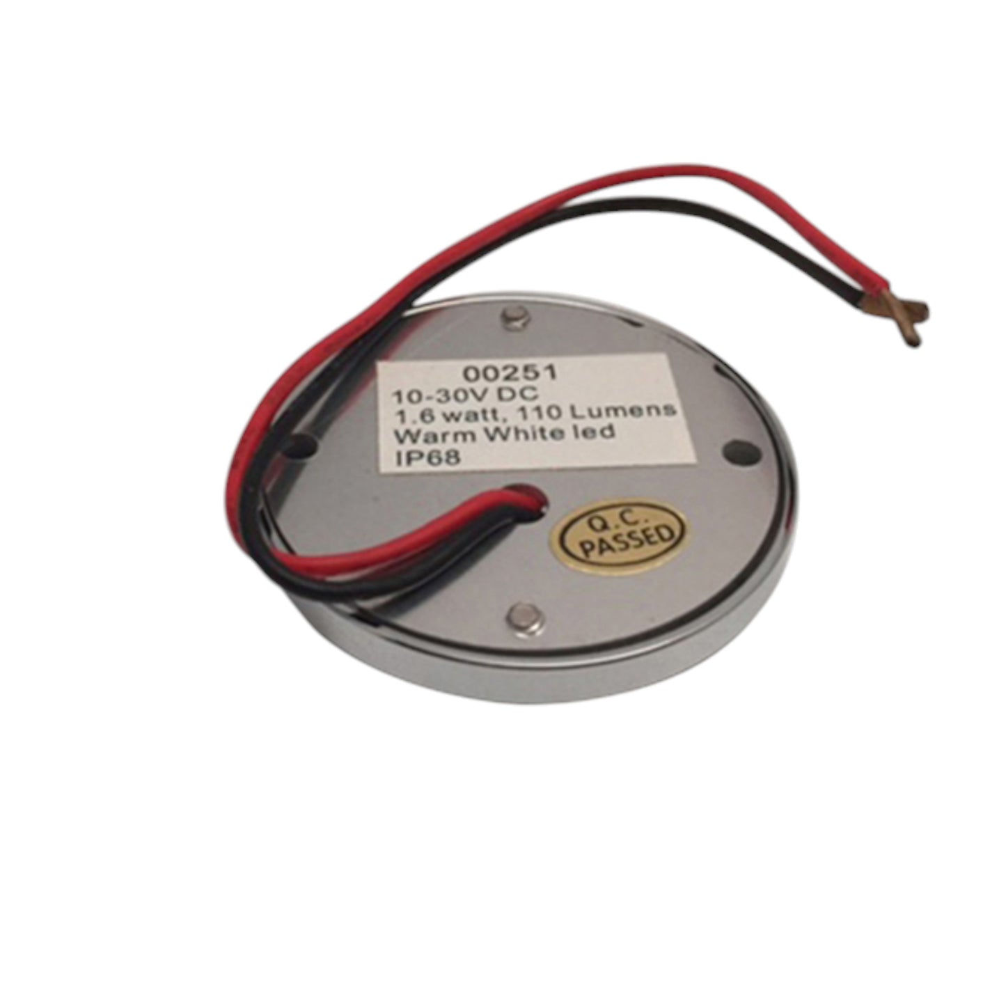 Pactrade Marine 1PCS Chrome LED Ceiling Interior Courtesy Light 10-30VDC 110LM