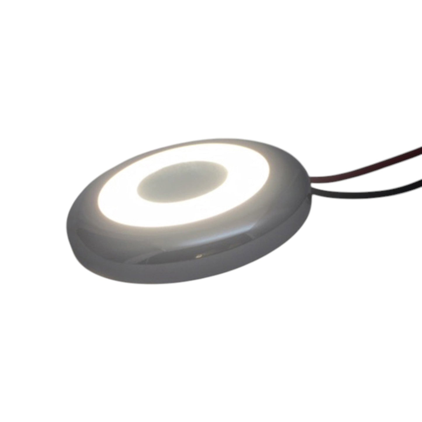 Pactrade Marine 1PCS Chrome LED Ceiling Interior Courtesy Light 10-30VDC 110LM