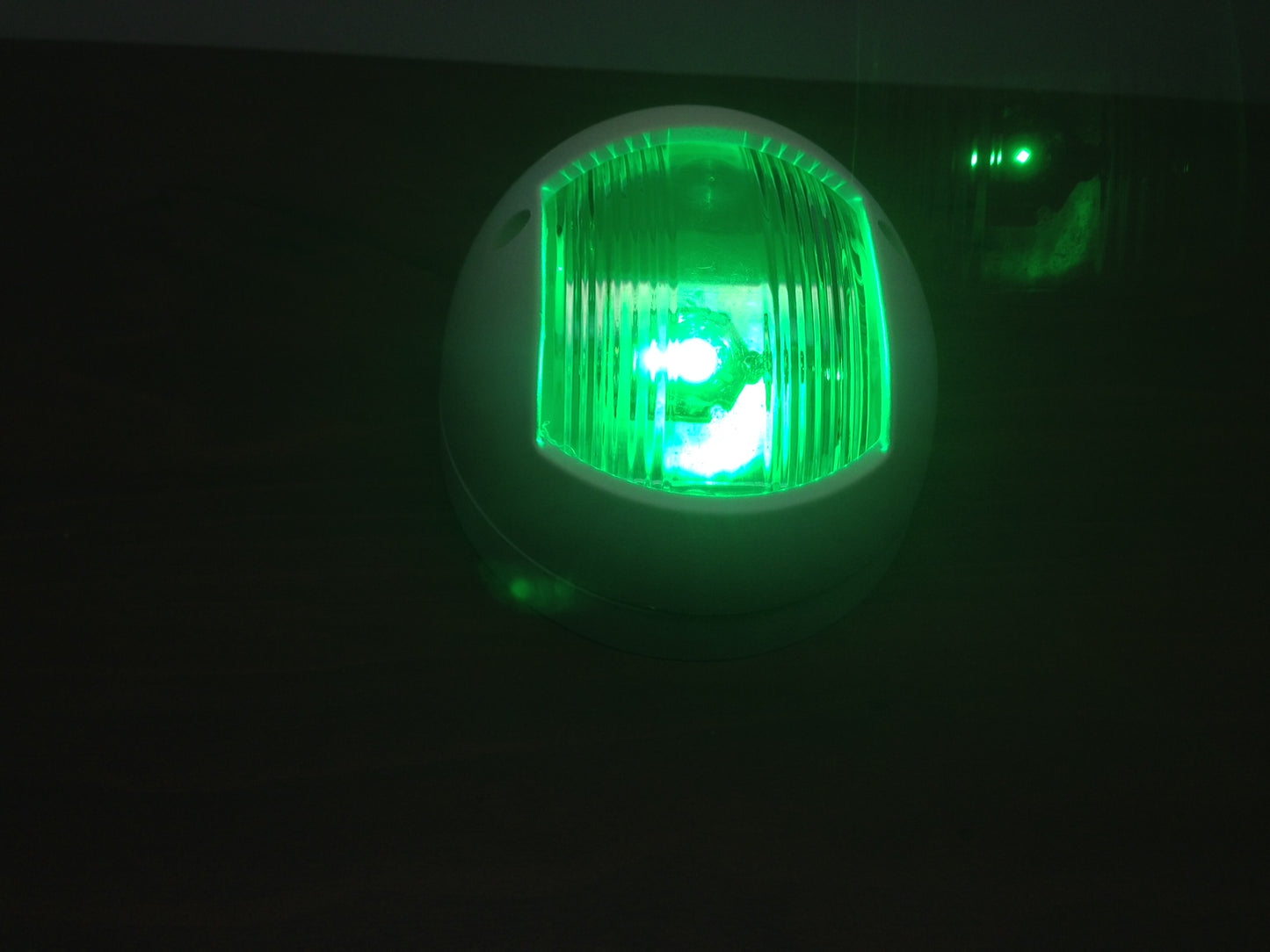Pactrade Marine Boat Vertical Mount Green Starboard LED Navigation Light 2NM