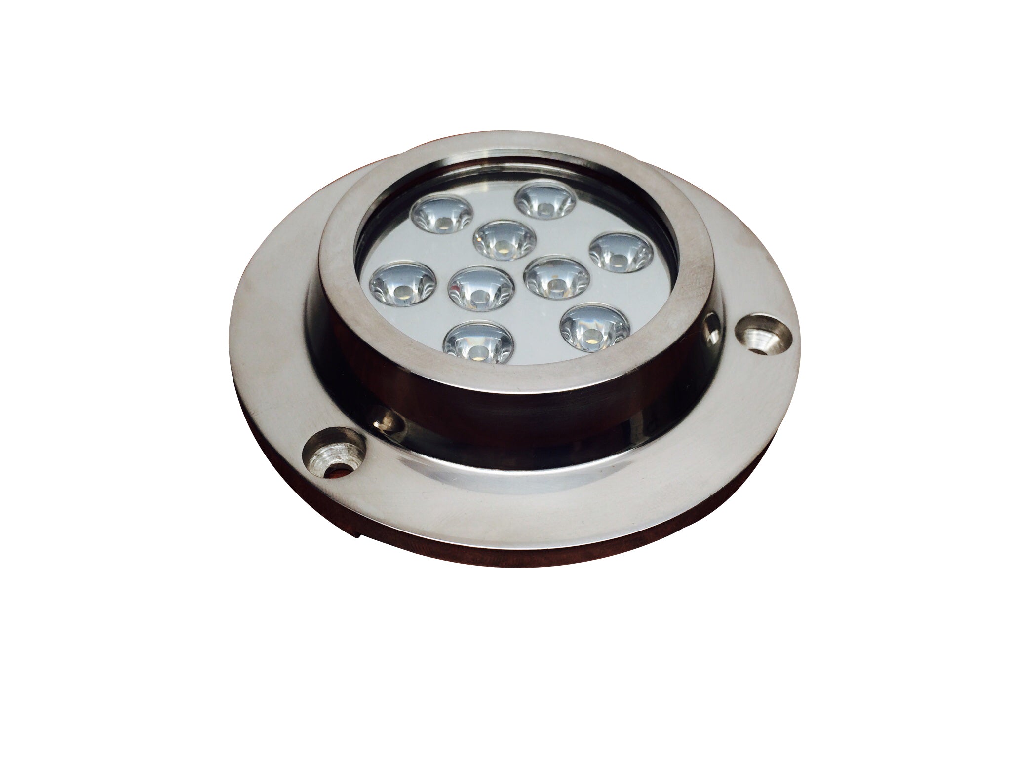 Pactrade Marine Boat LED Underwater Light – Stainless Steel 316, 9x3W Blue, 10-30V-869876