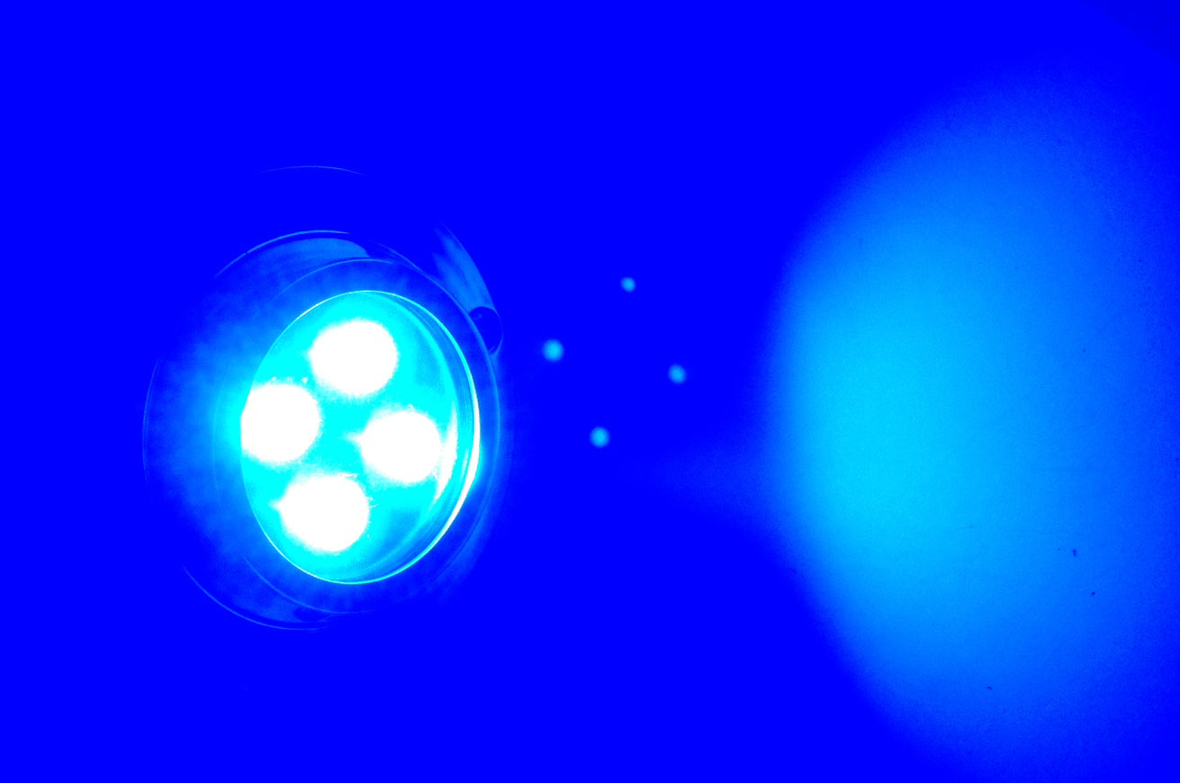 Pactrade Marine Super Bright Marine Underwater Light Boat LED Blue ODM 12W Total Easy Install