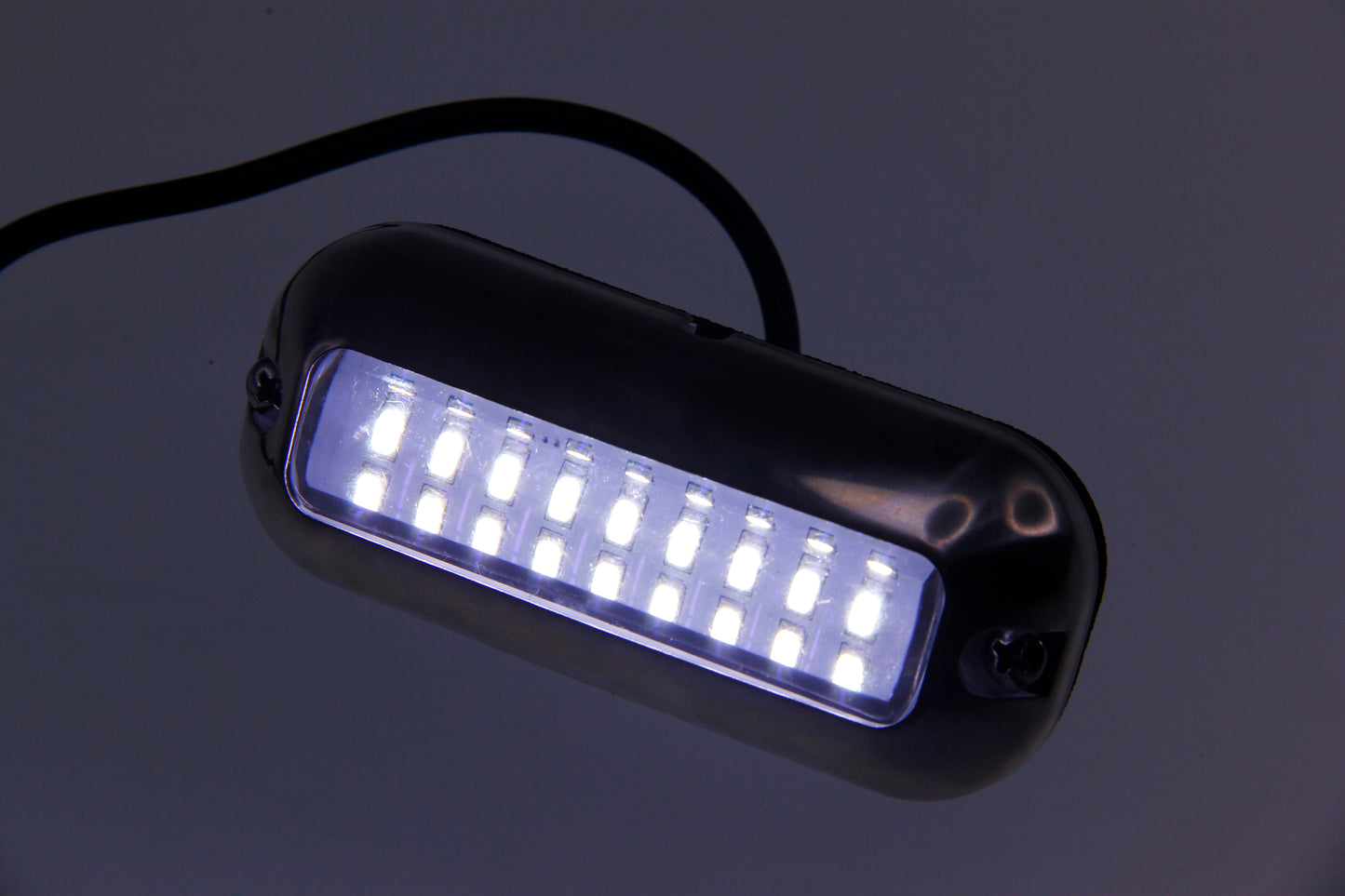 Pactrade Marine White LED Underwater Light w/ S.S 316 Trim Ring 343 LM