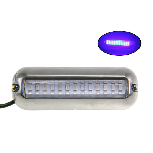 Pactrade Marine Pontoon Boat Blue LED Underwater Light S.S 316 Housing 416 LM