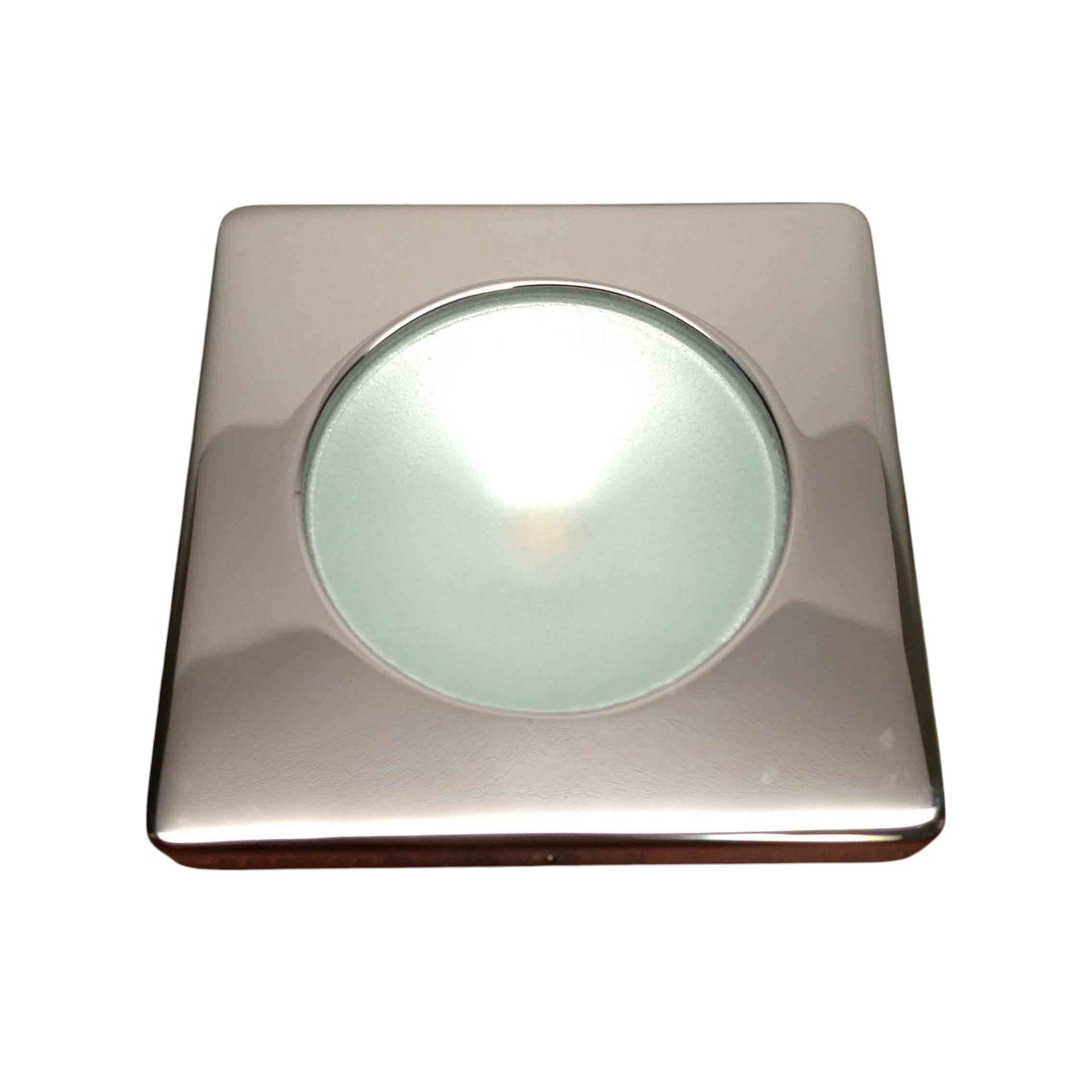 Pactrade Marine RV LED High Power Square Ceiling Light Stainless Steel Flush Mount