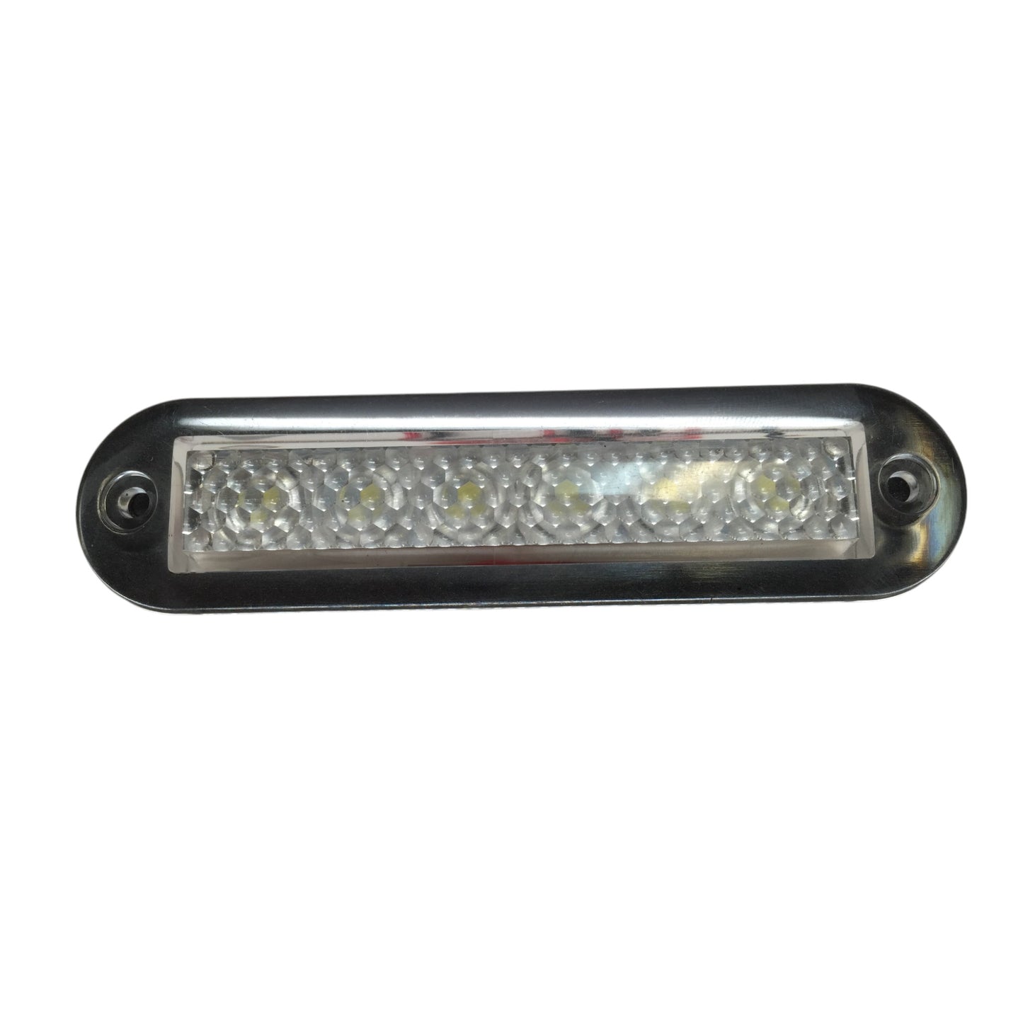 Pactrade Marine Boat Blue LED Strip Light 14LM Flush Mount 12V 1.2W IP67 4500K 3.9"X0.9"