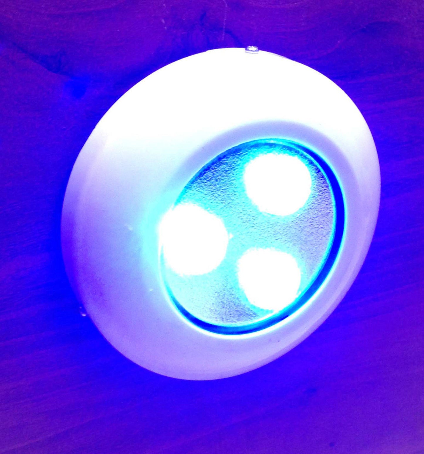 Pactrade Marine Super Bright Polymer Marine Blue Underwater Light Boat 3 LED 6W Fishing