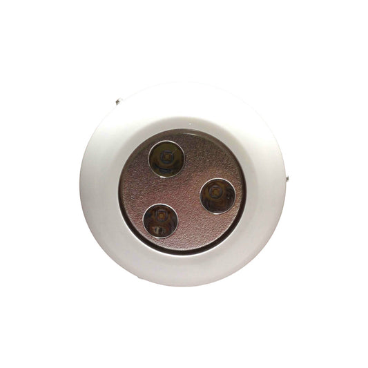 Pactrade Marine Super Bright Polymer Marine White Underwater Light Boat 3 LED 6W Fishing