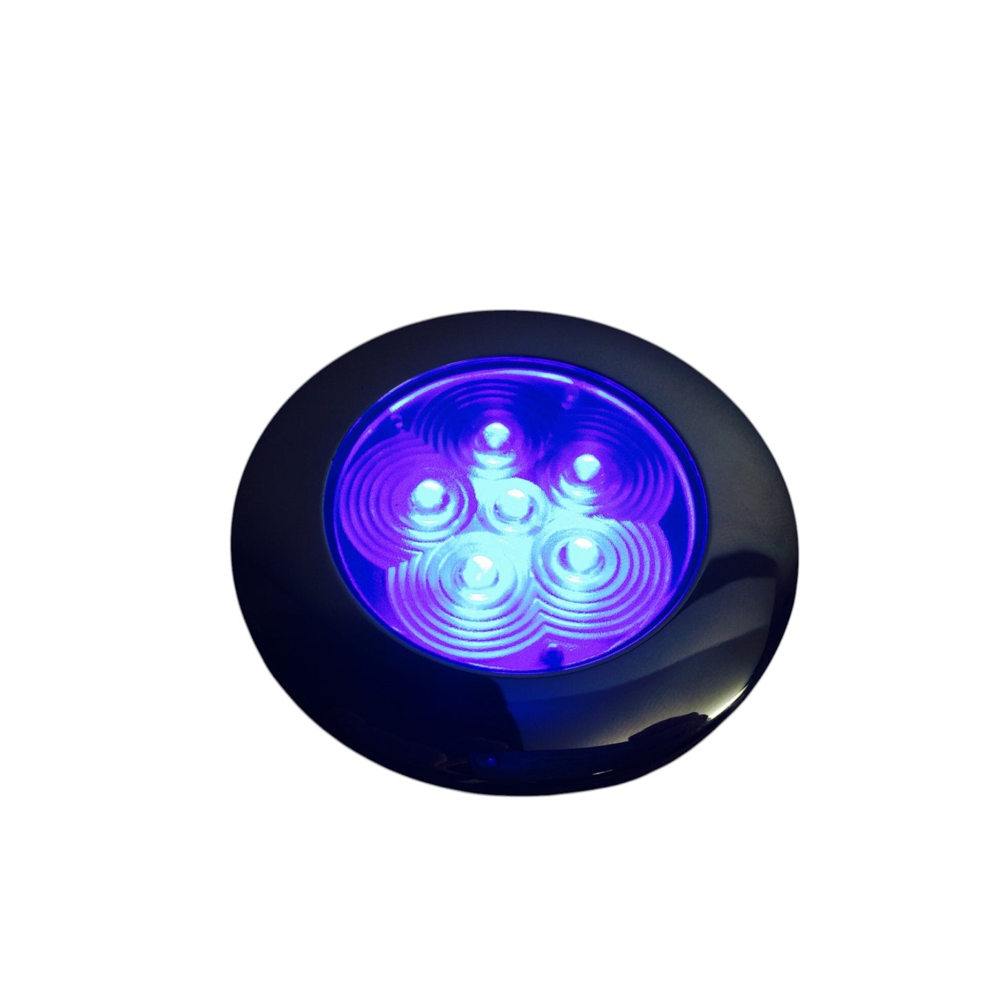 Pactrade Marine RV Boat Trailer 6 LED Blue Ceiling Courtesy Light S S Rim Flush/Surface